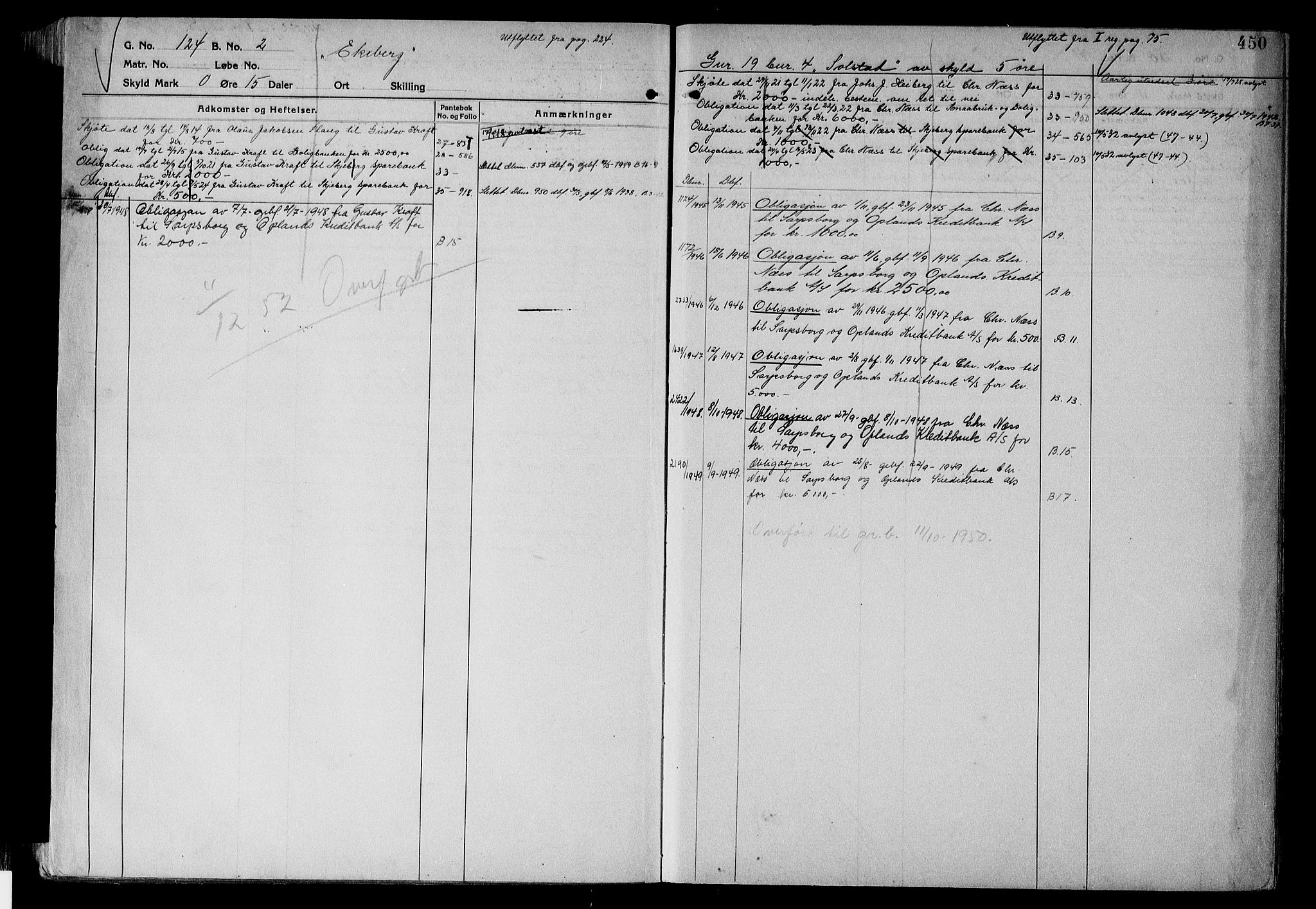 Tune sorenskriveri, AV/SAO-A-10470/G/Ga/Gab/Gabf/L0002b: Mortgage register no. VI 2b, 1910-1953, p. 450