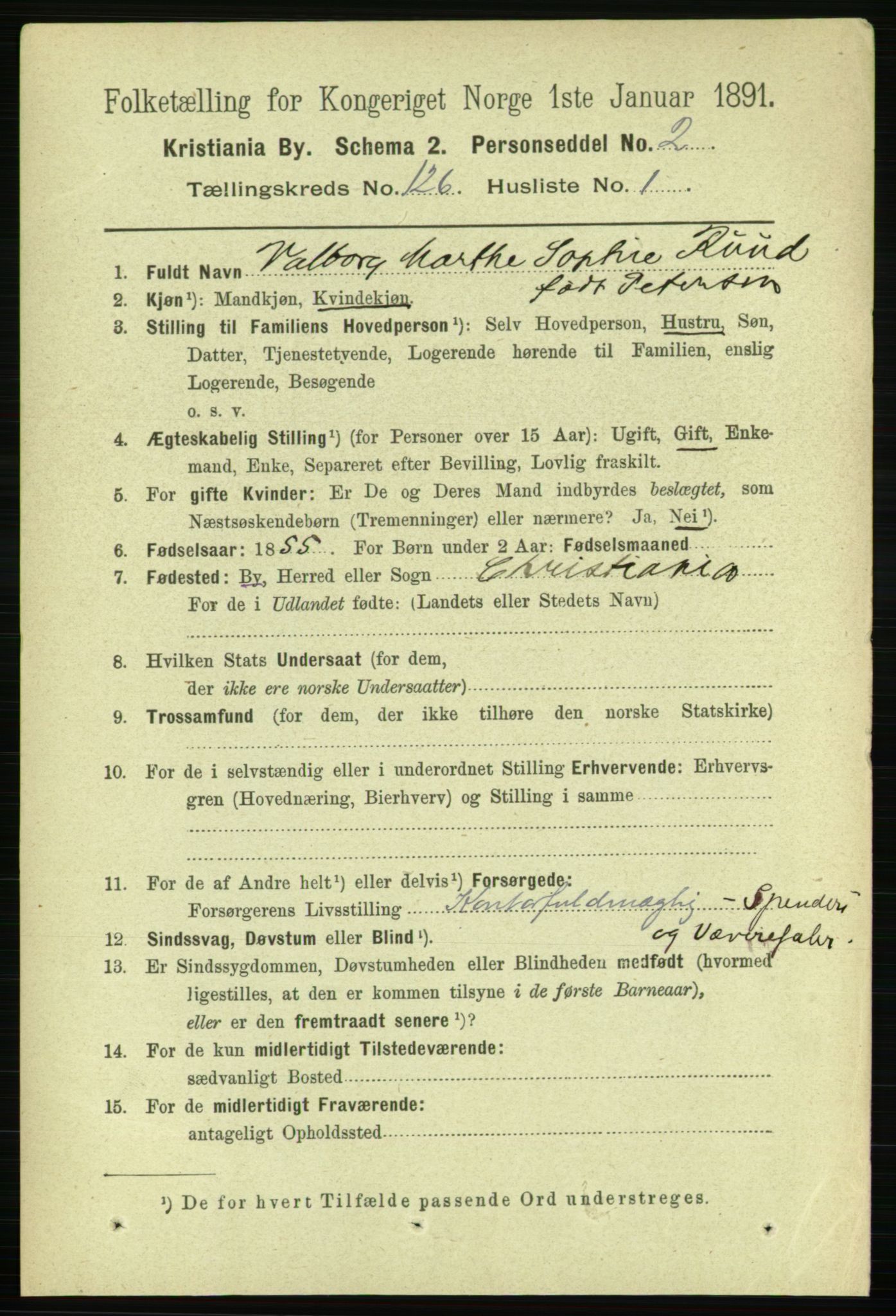 RA, 1891 census for 0301 Kristiania, 1891, p. 67202