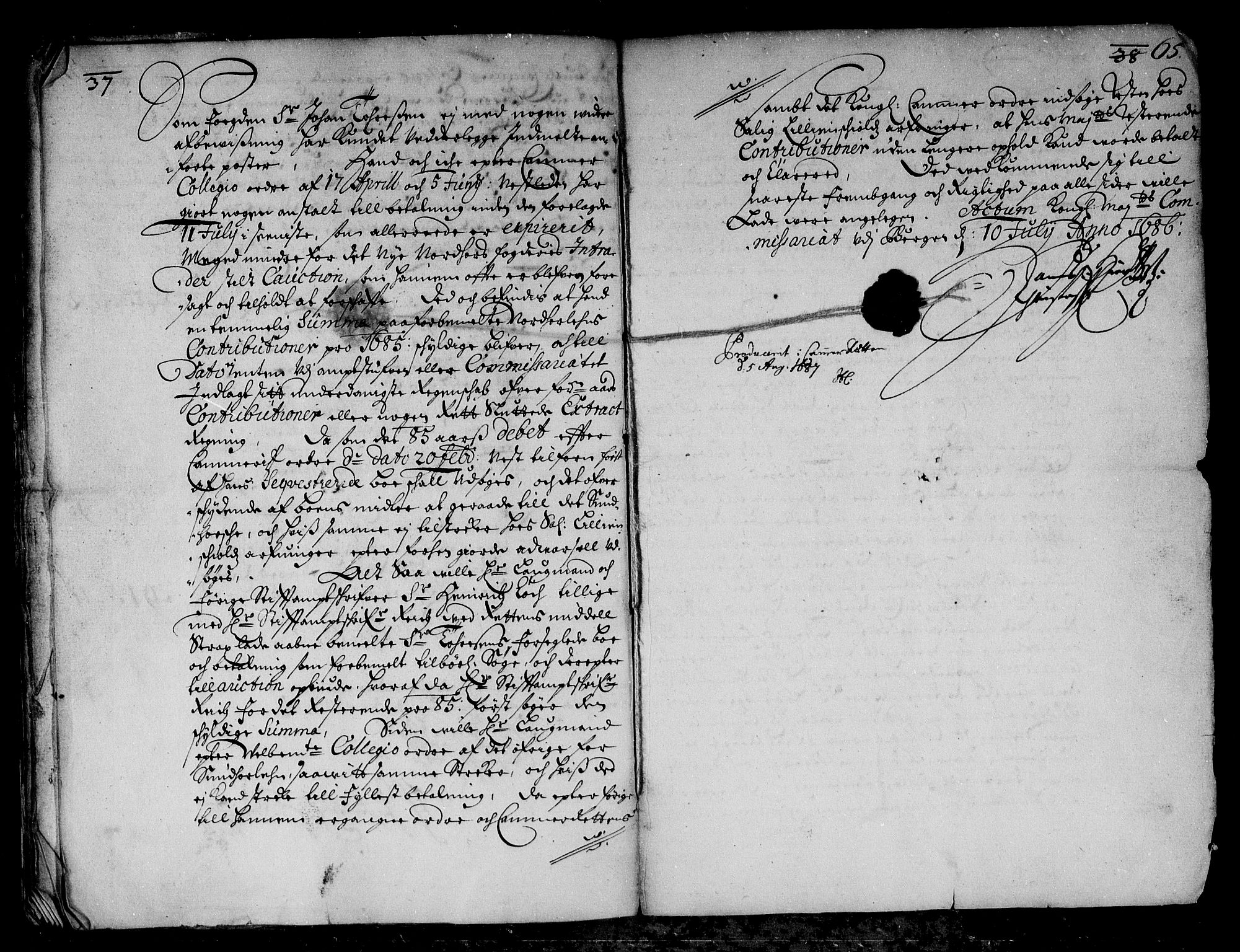 Rentekammeret inntil 1814, Reviderte regnskaper, Stiftamtstueregnskaper, Bergen stiftamt, AV/RA-EA-6043/R/Rc/L0067: Bergen stiftamt, 1672-1685