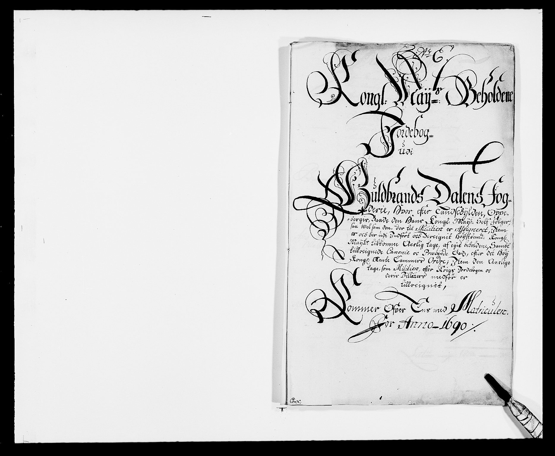 Rentekammeret inntil 1814, Reviderte regnskaper, Fogderegnskap, RA/EA-4092/R17/L1165: Fogderegnskap Gudbrandsdal, 1690-1692, p. 93