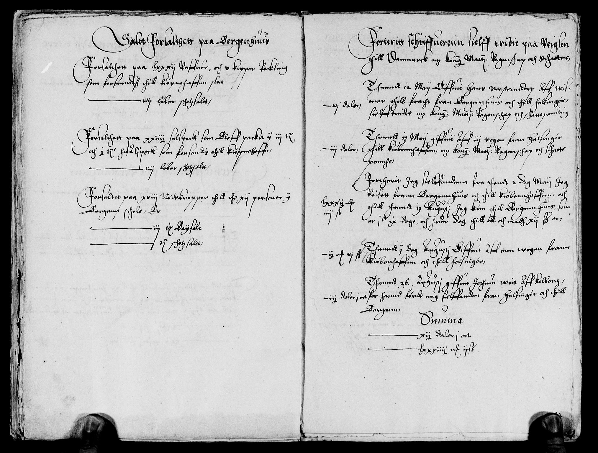 Rentekammeret inntil 1814, Reviderte regnskaper, Lensregnskaper, AV/RA-EA-5023/R/Rb/Rbt/L0001: Bergenhus len, 1577-1598
