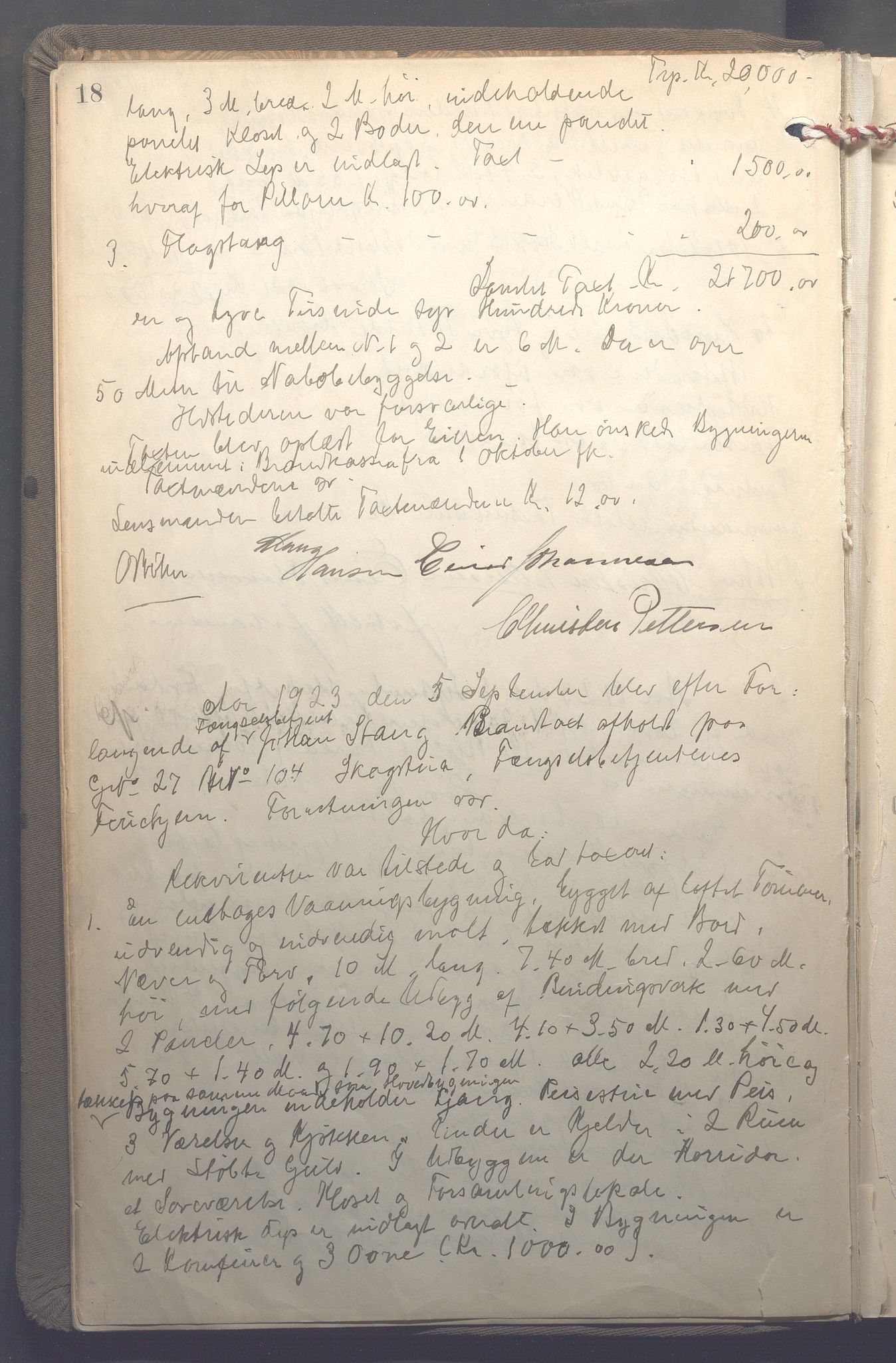 Lensmennene i Aker, OBA/A-10133/F/Fb/L0002: Branntakstprotokoll, 1922-1929, p. 18