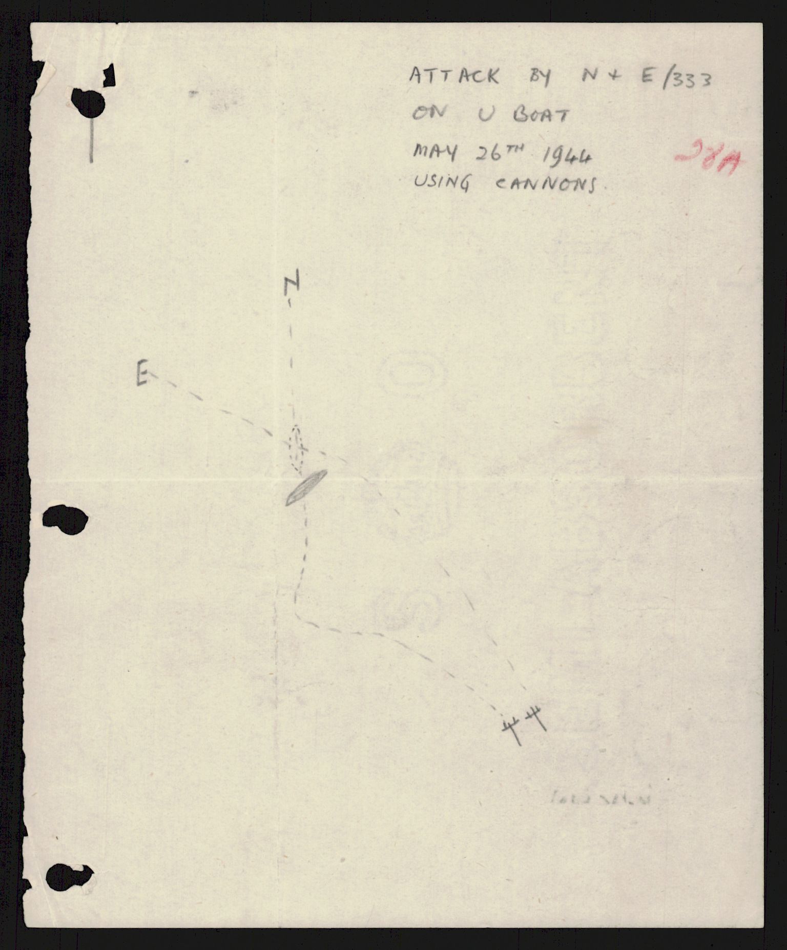 Forsvaret, 333 Skvadron, RA/RAFA-2003/1/Da/L0041: Combat, Crash and and Circumstantial Reports , 1943-1945, p. 299