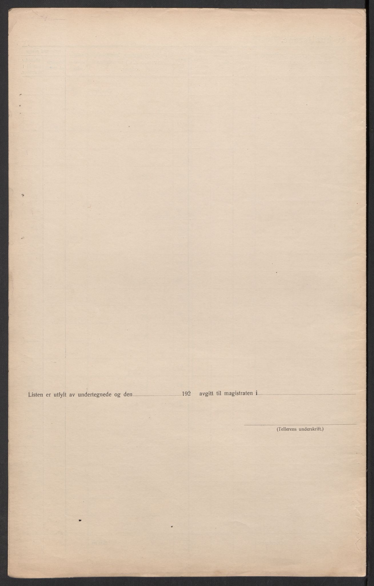 SAK, 1920 census for Kristiansand, 1920, p. 166