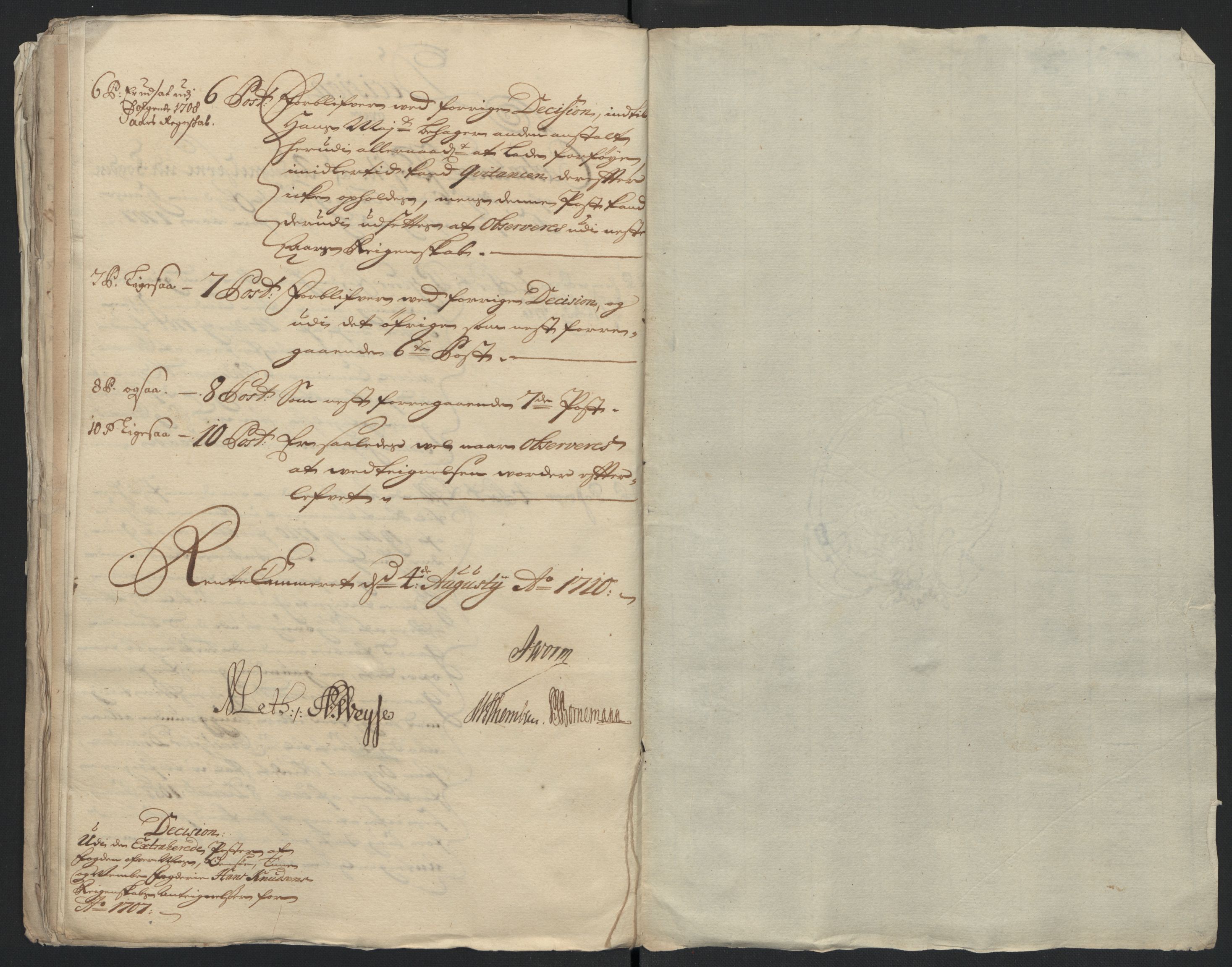 Rentekammeret inntil 1814, Reviderte regnskaper, Fogderegnskap, AV/RA-EA-4092/R04/L0134: Fogderegnskap Moss, Onsøy, Tune, Veme og Åbygge, 1707-1708, p. 240