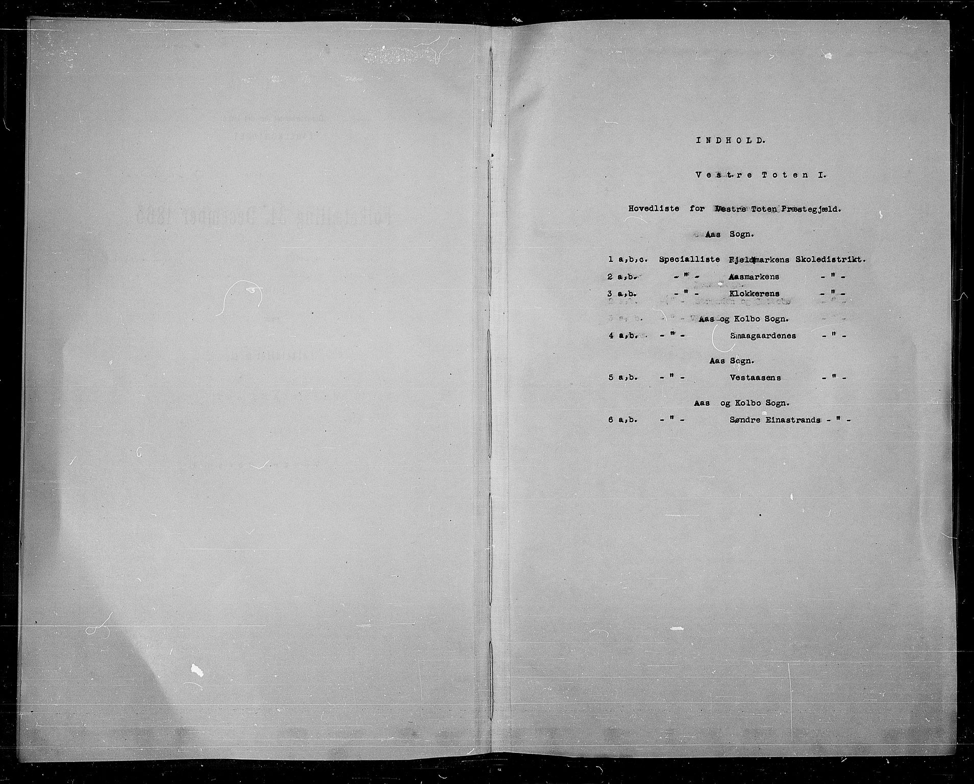 RA, 1865 census for Vestre Toten, 1865, p. 4