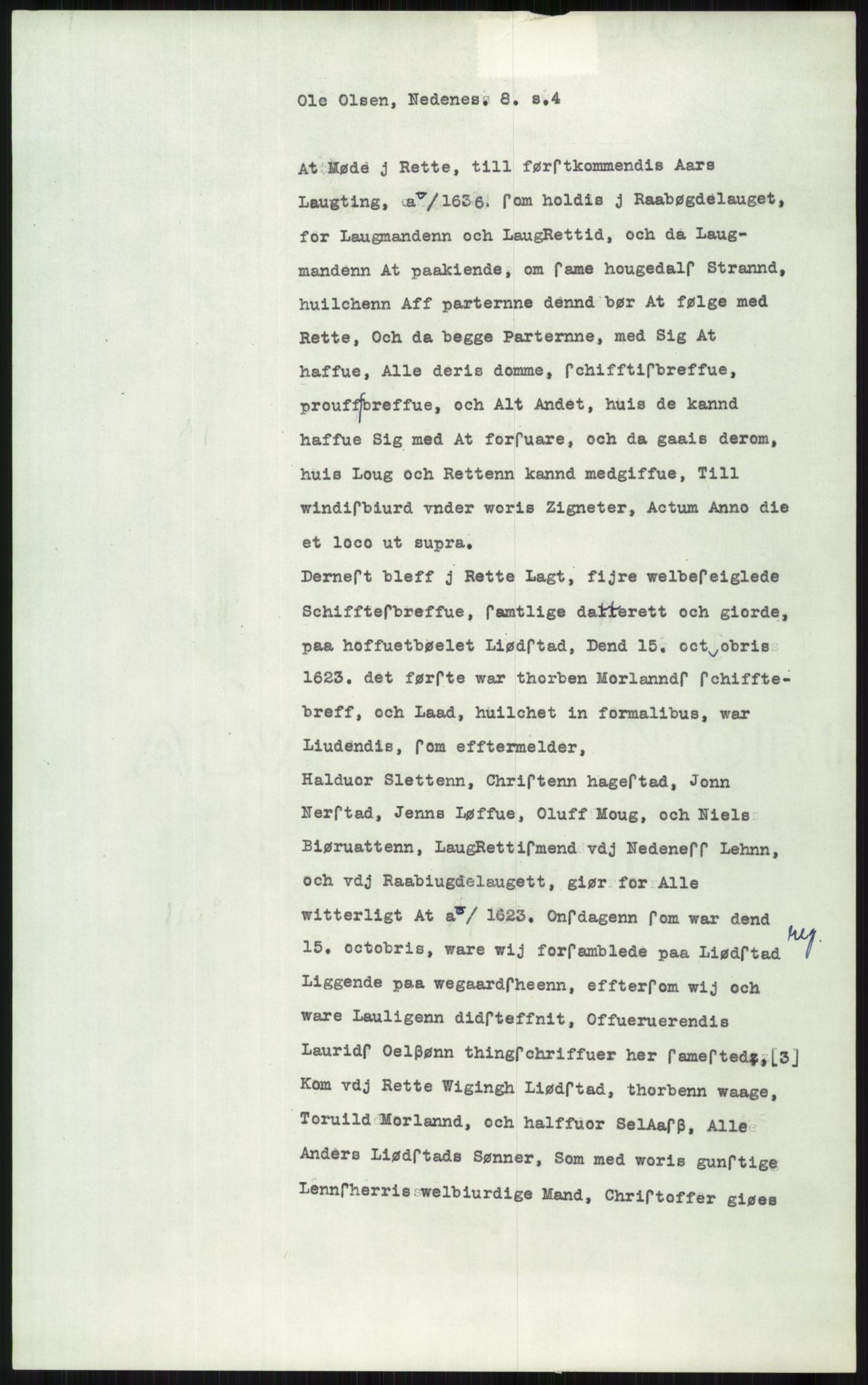 Samlinger til kildeutgivelse, Diplomavskriftsamlingen, AV/RA-EA-4053/H/Ha, p. 2978