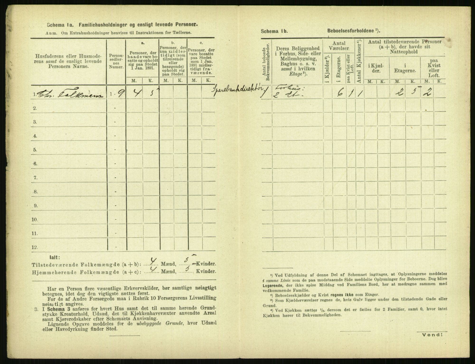 RA, 1891 census for 0806 Skien, 1891, p. 1361