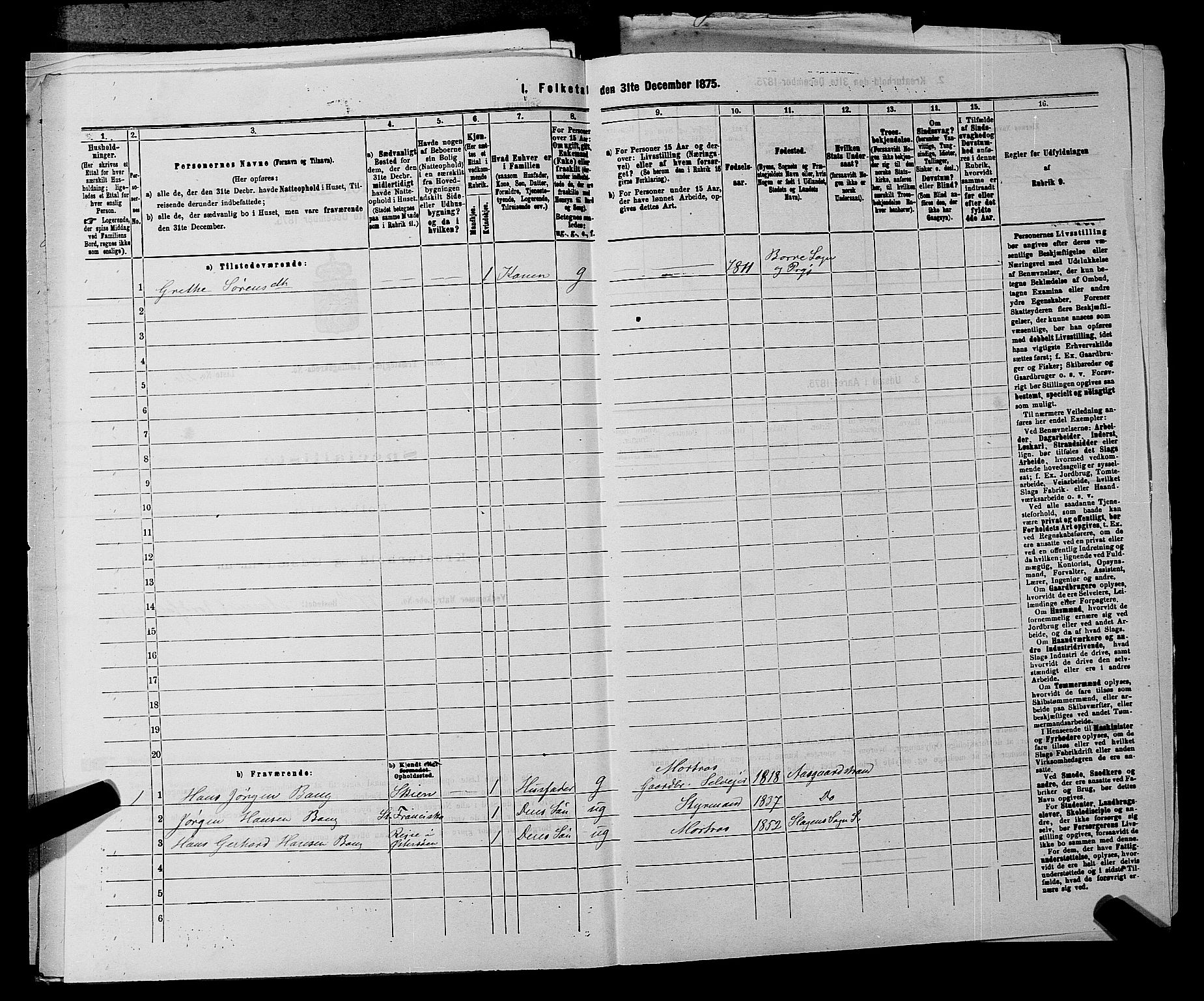 SAKO, 1875 census for 0721P Sem, 1875, p. 1488