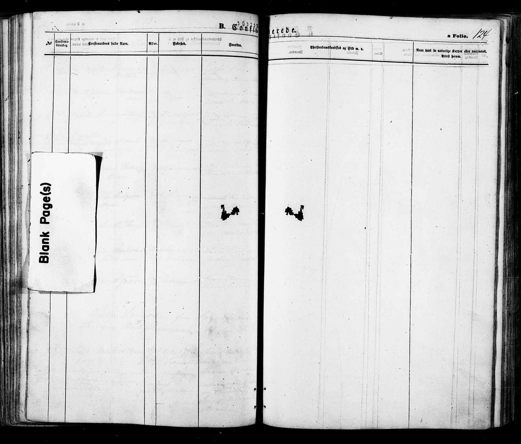 Ministerialprotokoller, klokkerbøker og fødselsregistre - Nordland, AV/SAT-A-1459/888/L1242: Parish register (official) no. 888A08, 1870-1875, p. 124