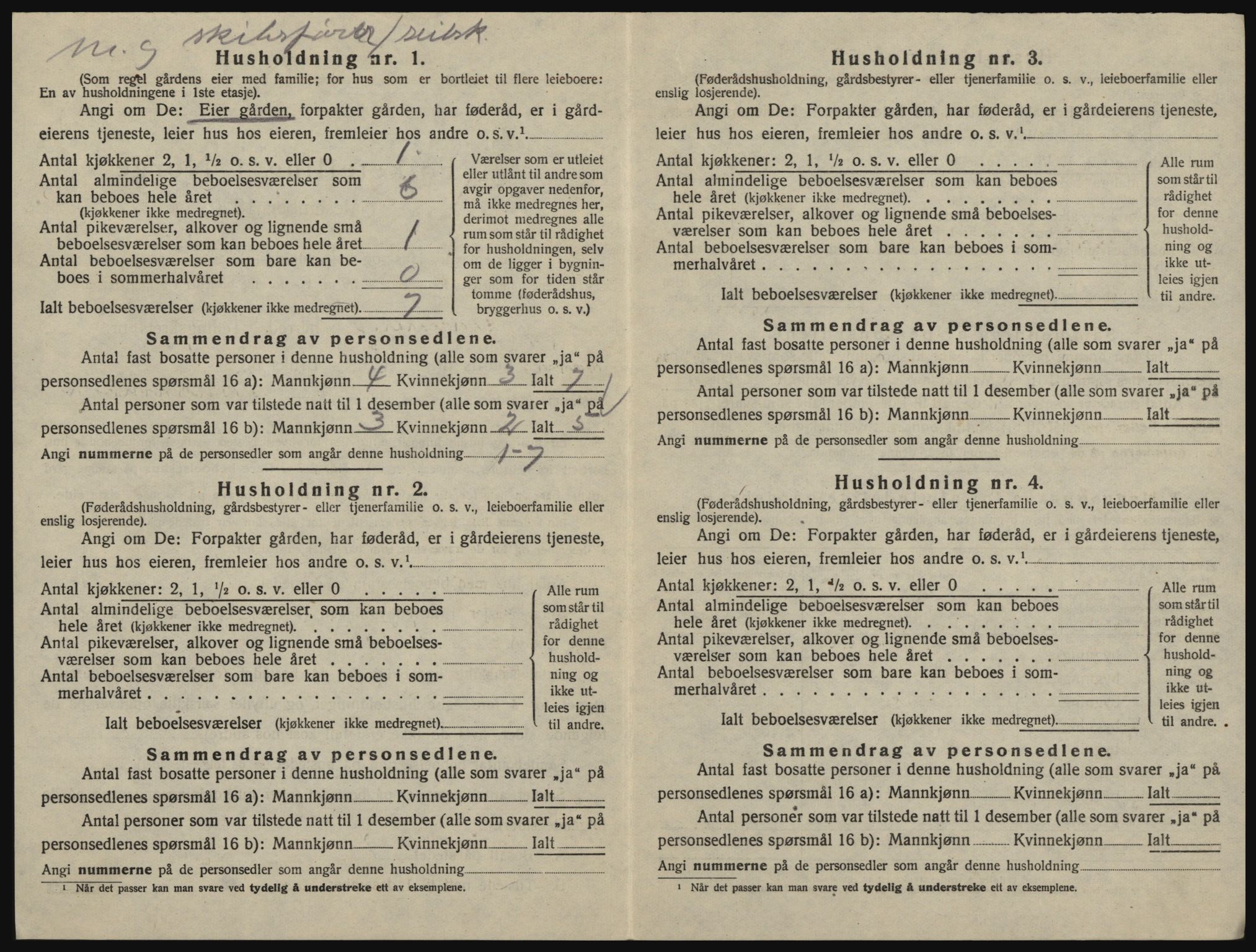 SAO, 1920 census for Glemmen, 1920, p. 1368