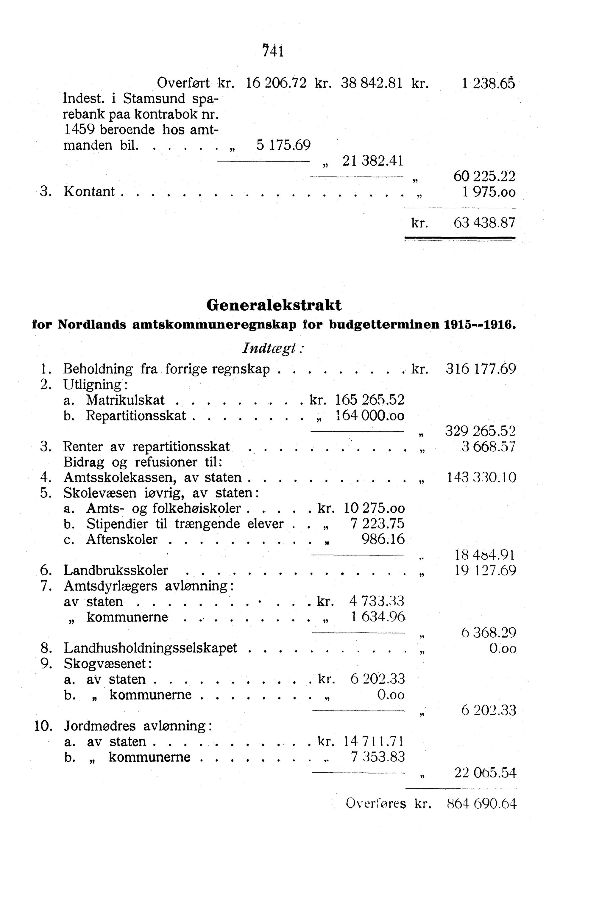 Nordland Fylkeskommune. Fylkestinget, AIN/NFK-17/176/A/Ac/L0040: Fylkestingsforhandlinger 1917, 1917