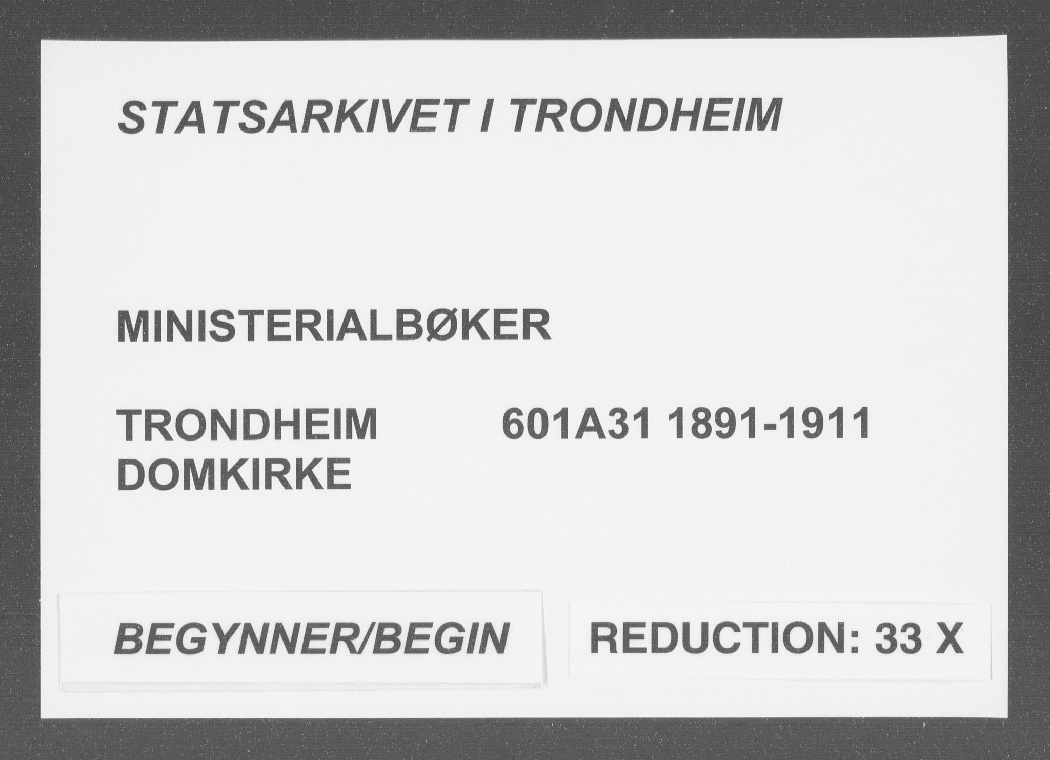 Ministerialprotokoller, klokkerbøker og fødselsregistre - Sør-Trøndelag, SAT/A-1456/601/L0064: Parish register (official) no. 601A31, 1891-1911