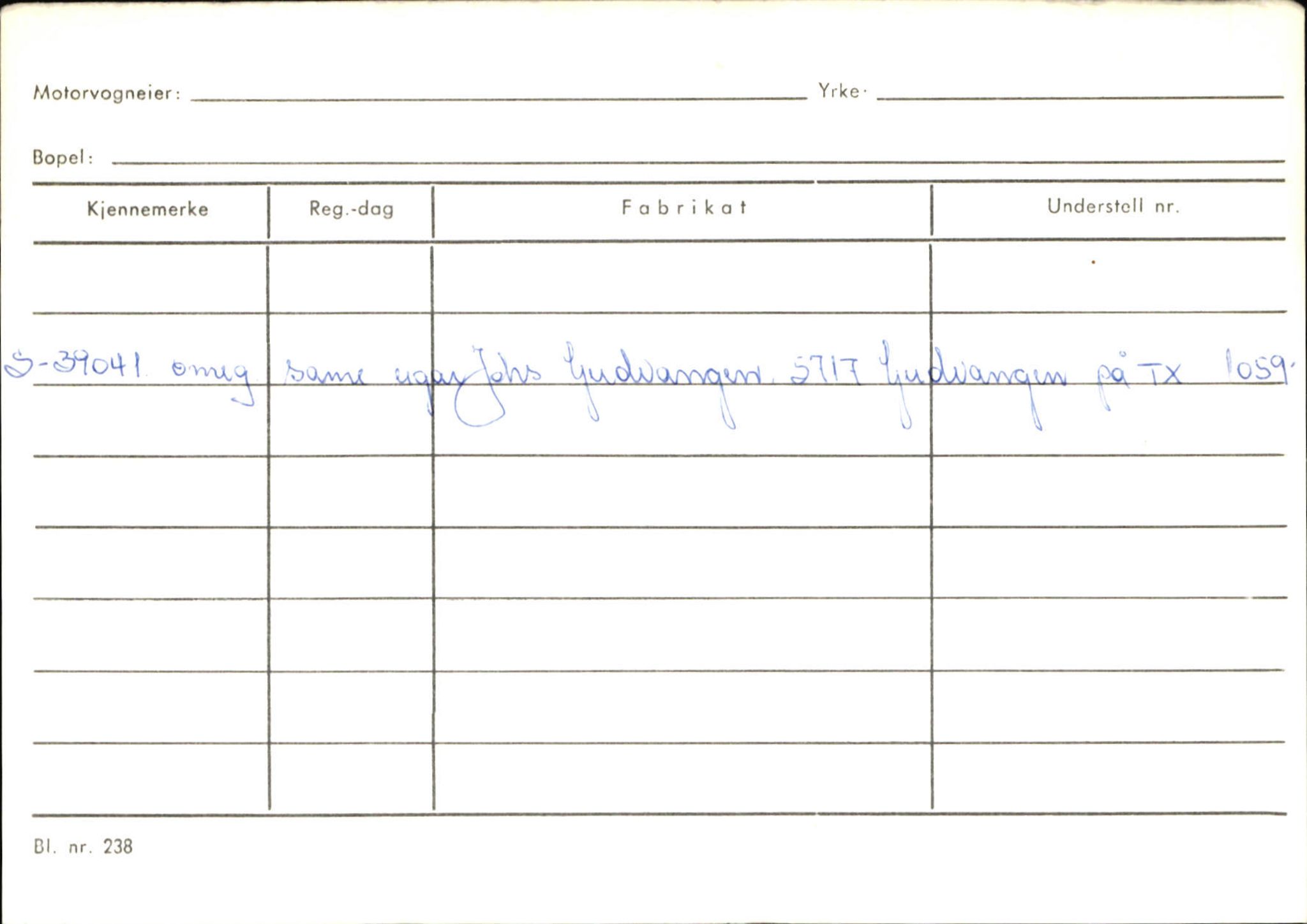 Statens vegvesen, Sogn og Fjordane vegkontor, AV/SAB-A-5301/4/F/L0125: Eigarregister Sogndal V-Å. Aurland A-Å. Fjaler A-N, 1945-1975, p. 662