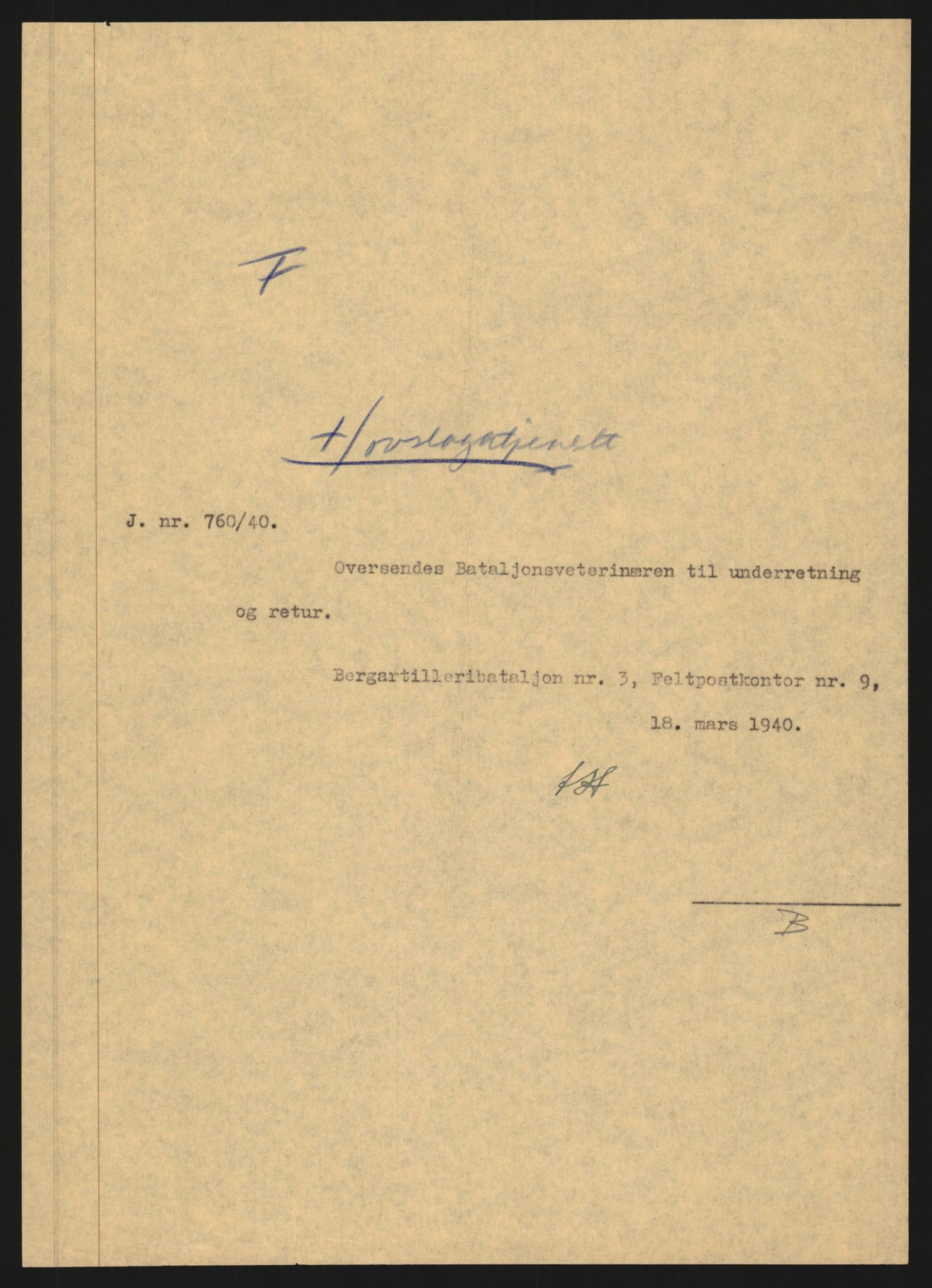 Forsvaret, Forsvarets krigshistoriske avdeling, AV/RA-RAFA-2017/Y/Yb/L0152: II-C-11-650  -  6. Divisjon: Bergartilleribataljon nr. 3:  Nøytralitetsvakten , 1939-1940, p. 421