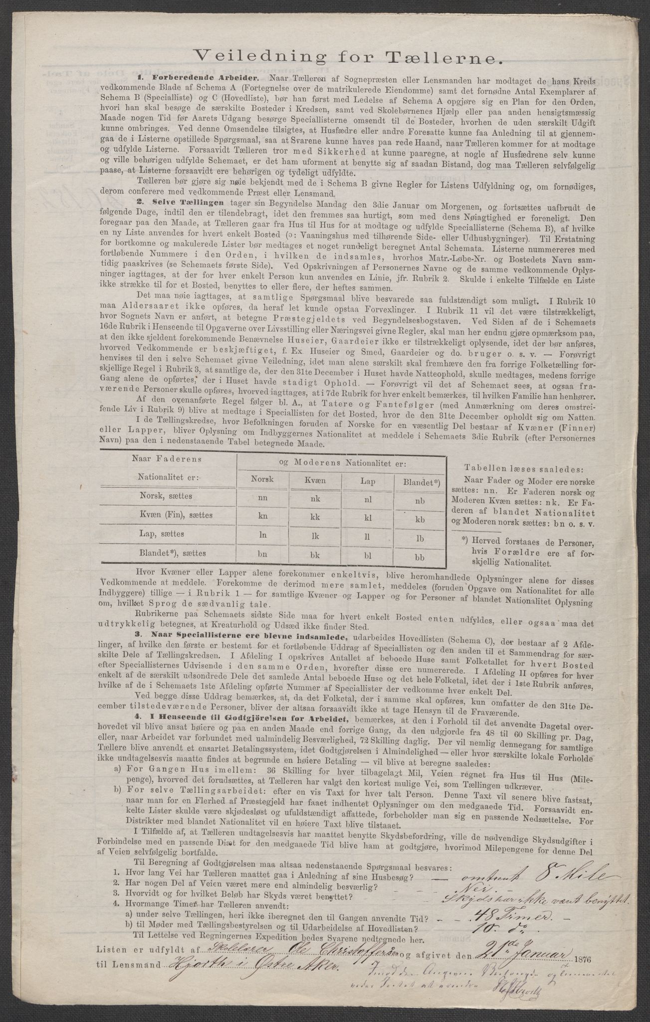 RA, 1875 census for 0218bP Østre Aker, 1875, p. 43