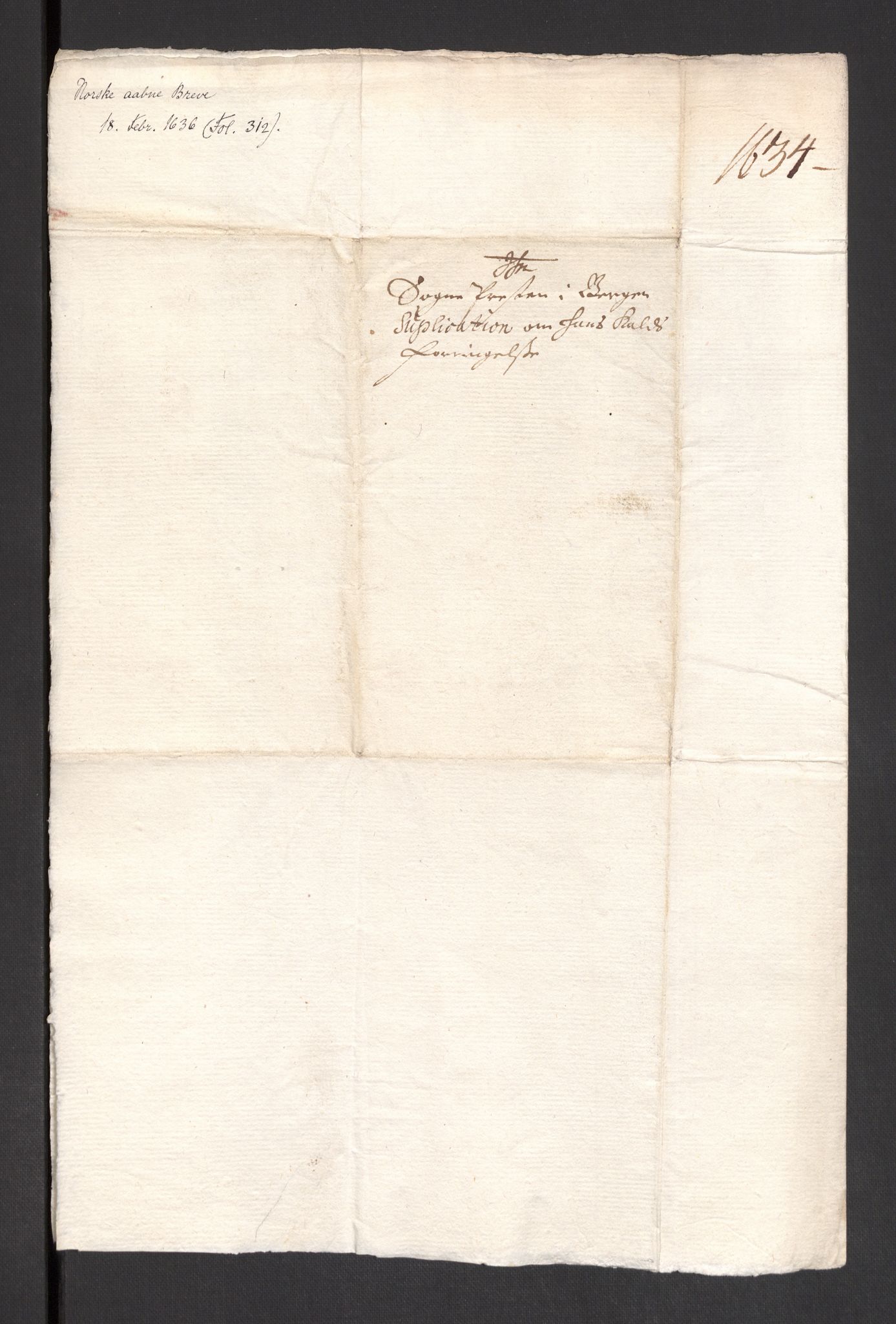 Danske Kanselli 1572-1799, AV/RA-EA-3023/F/Fc/Fcc/Fcca/L0008: Norske innlegg 1572-1799, 1635-1638, p. 66