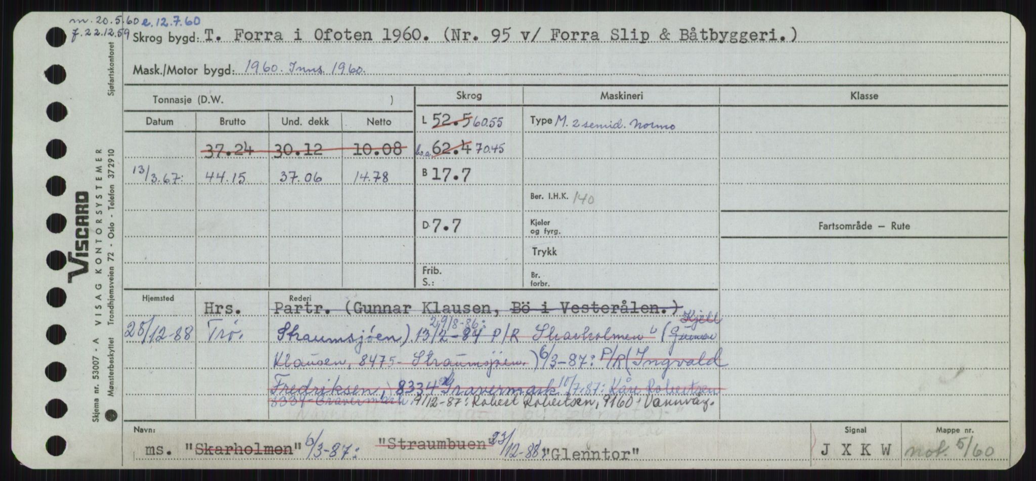 Sjøfartsdirektoratet med forløpere, Skipsmålingen, AV/RA-S-1627/H/Ha/L0002/0002: Fartøy, Eik-Hill / Fartøy, G-Hill, p. 165