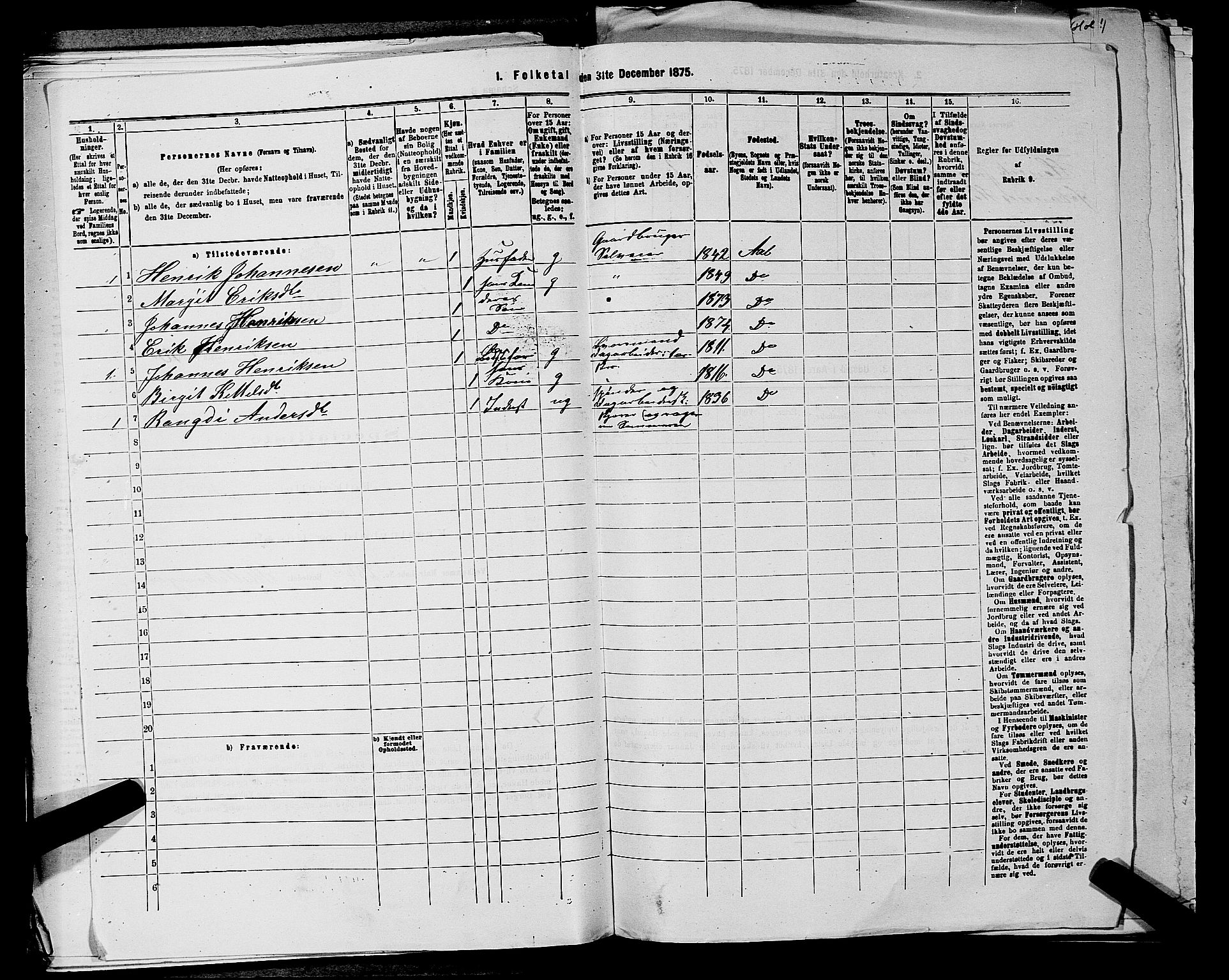 SAKO, 1875 census for 0619P Ål, 1875, p. 977