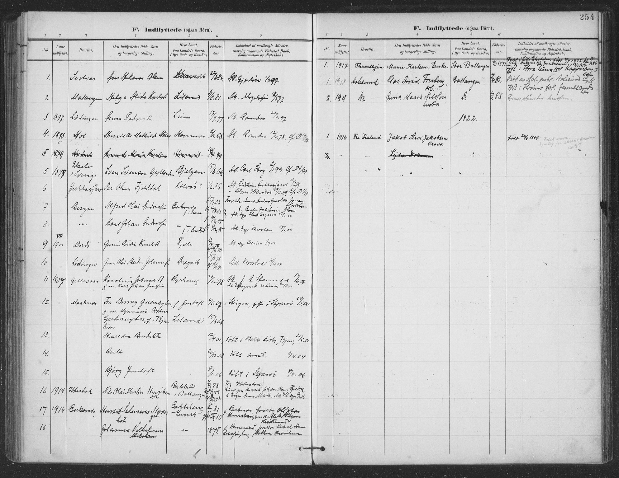 Ministerialprotokoller, klokkerbøker og fødselsregistre - Nordland, SAT/A-1459/863/L0899: Parish register (official) no. 863A11, 1897-1906, p. 254