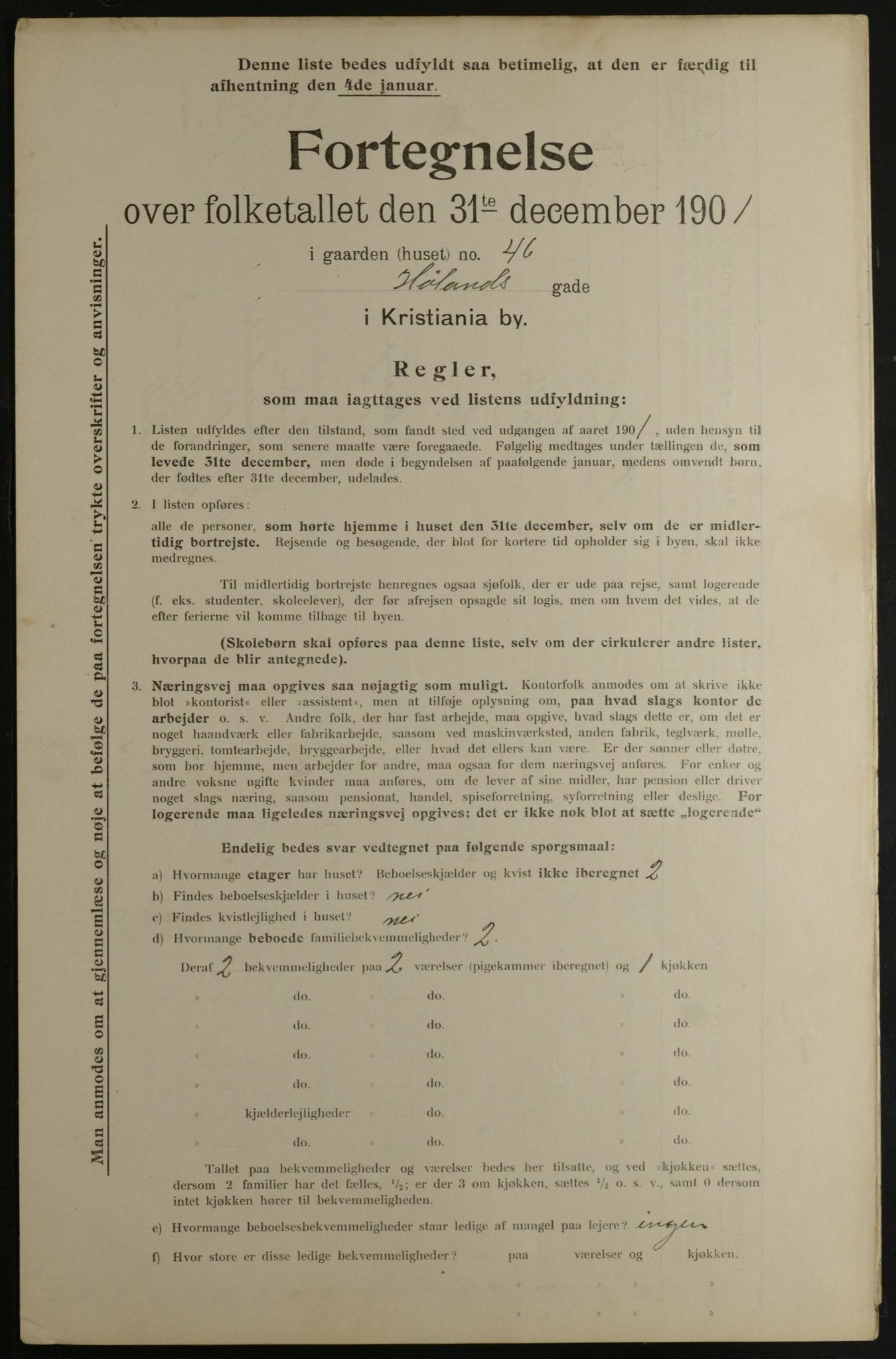 OBA, Municipal Census 1901 for Kristiania, 1901, p. 6731