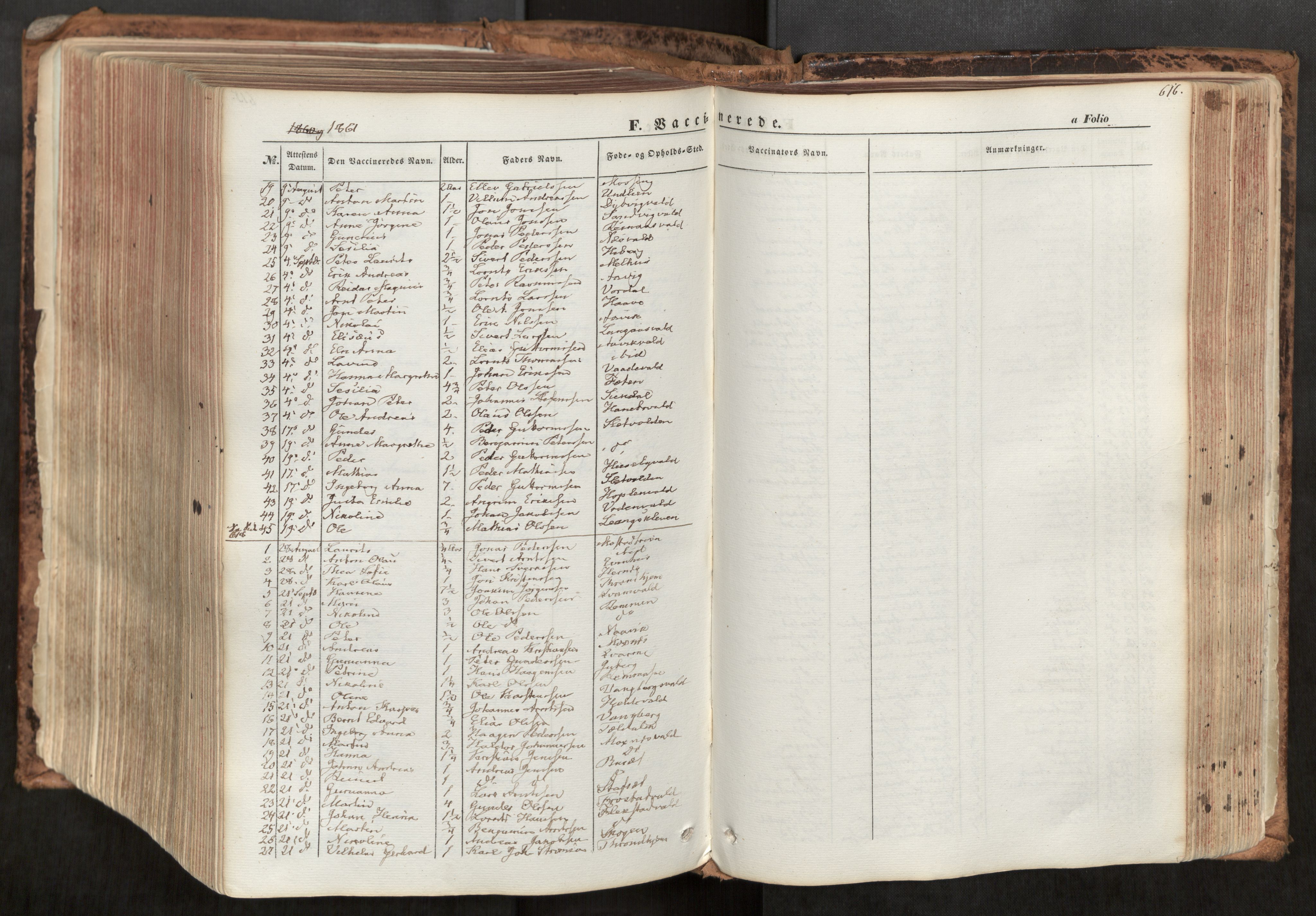 Ministerialprotokoller, klokkerbøker og fødselsregistre - Nord-Trøndelag, SAT/A-1458/713/L0116: Parish register (official) no. 713A07, 1850-1877, p. 616