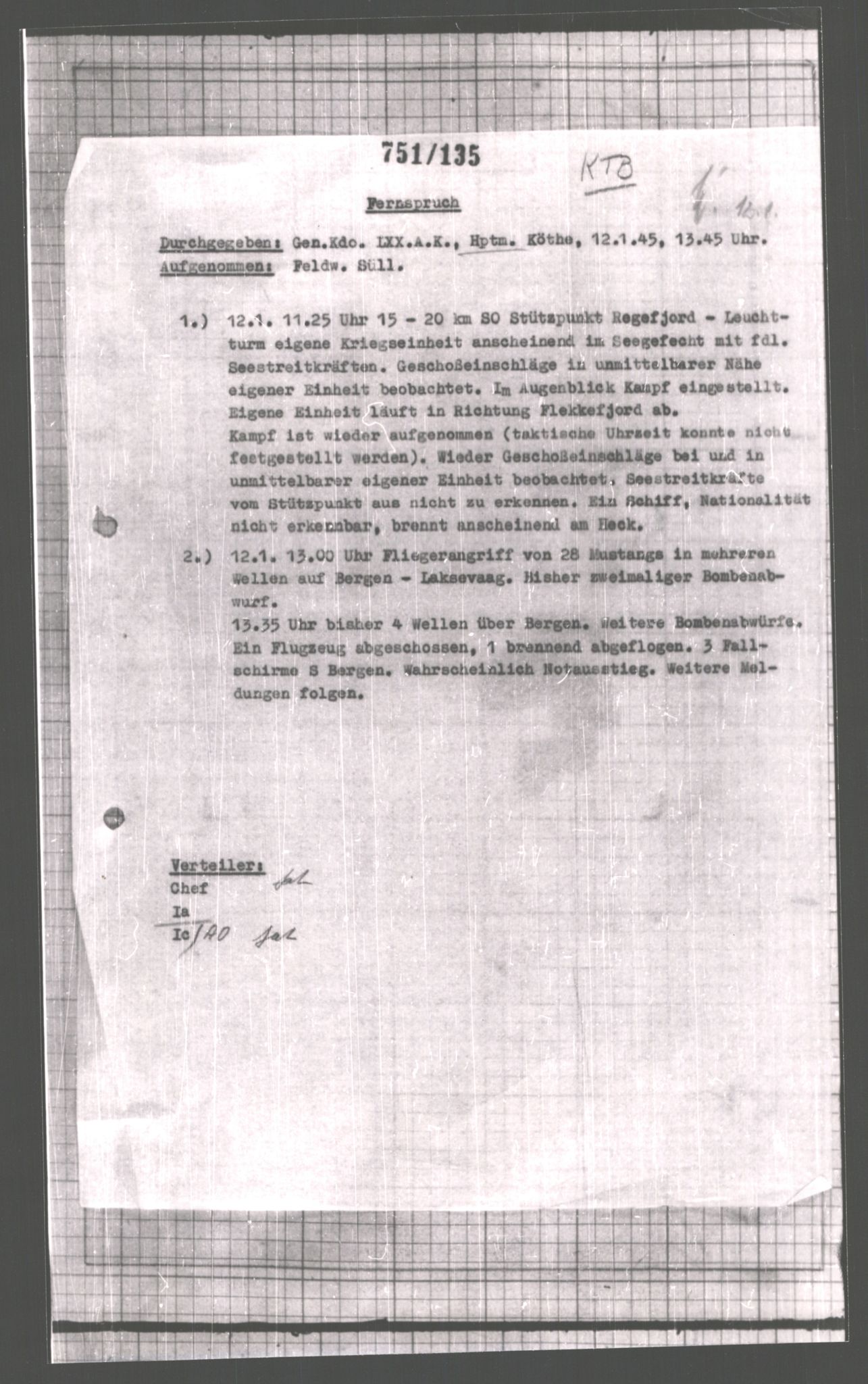 Forsvarets Overkommando. 2 kontor. Arkiv 11.4. Spredte tyske arkivsaker, AV/RA-RAFA-7031/D/Dar/Dara/L0006: Krigsdagbøker for 20. Gebirgs-Armee-Oberkommando (AOK 20), 1945, p. 439