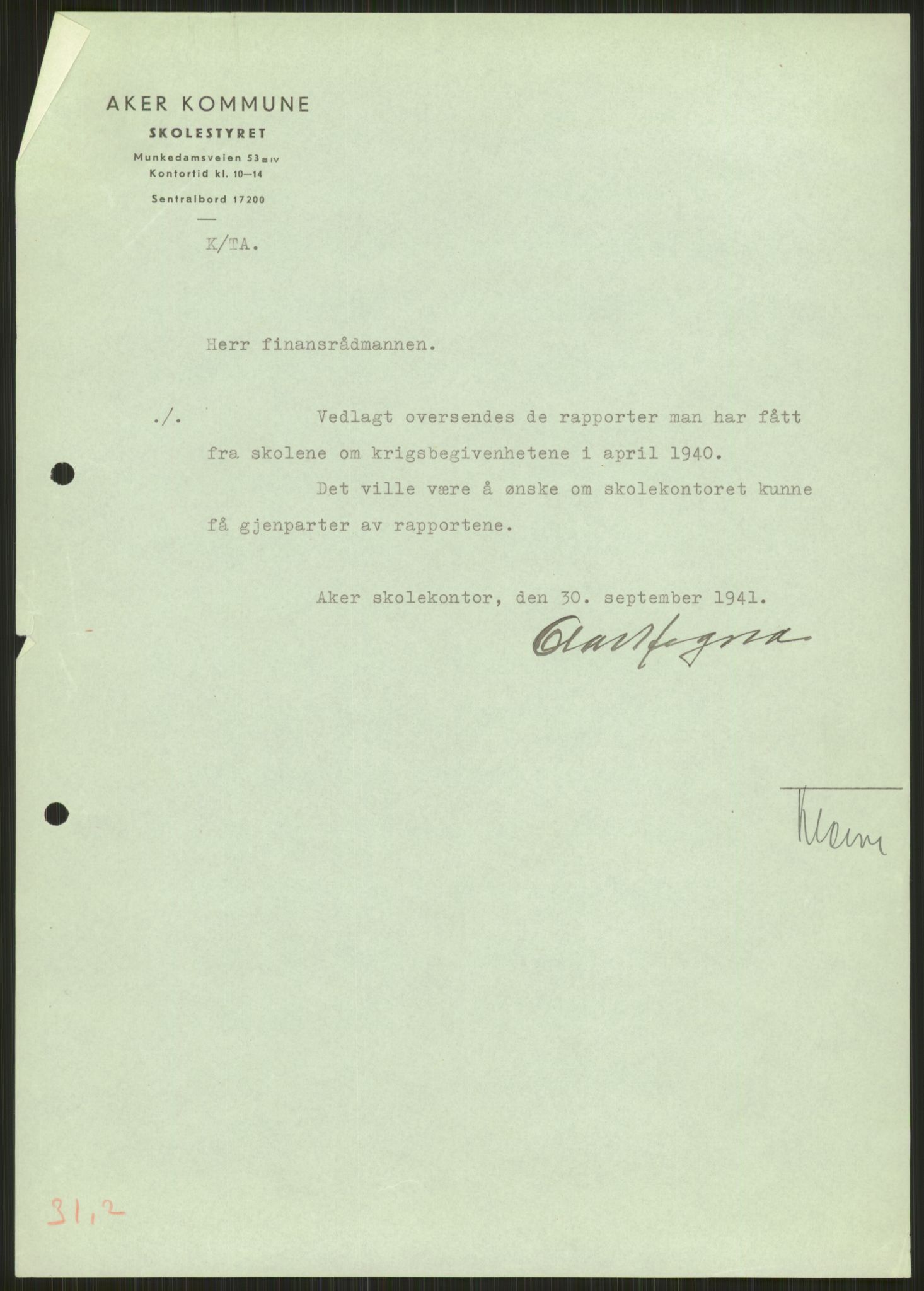 Forsvaret, Forsvarets krigshistoriske avdeling, RA/RAFA-2017/Y/Ya/L0013: II-C-11-31 - Fylkesmenn.  Rapporter om krigsbegivenhetene 1940., 1940, p. 223