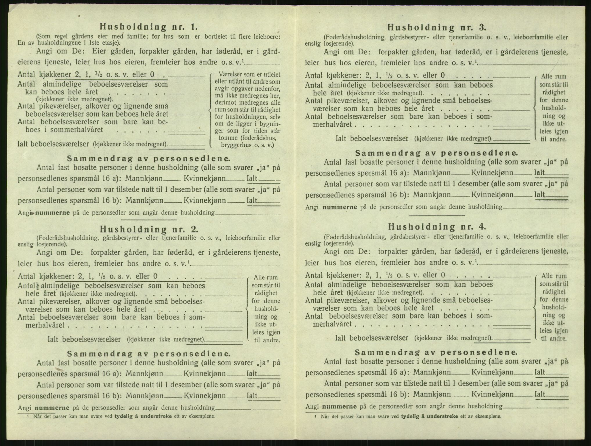 SAT, 1920 census for Bremsnes, 1920, p. 1408