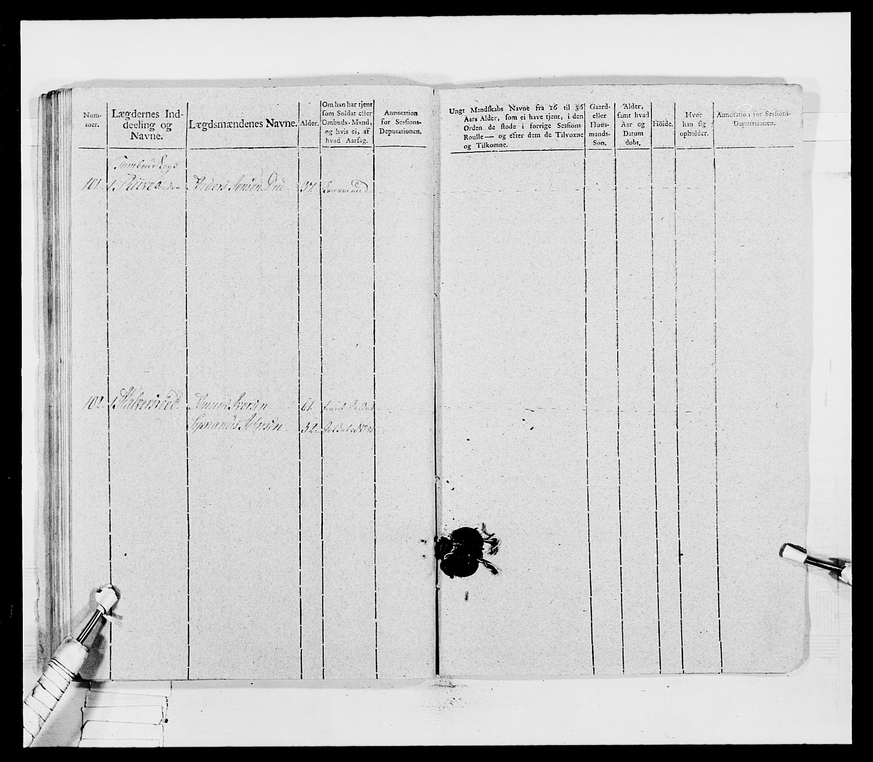 Generalitets- og kommissariatskollegiet, Det kongelige norske kommissariatskollegium, AV/RA-EA-5420/E/Eh/L0030b: Sønnafjelske gevorbne infanteriregiment, 1810, p. 262