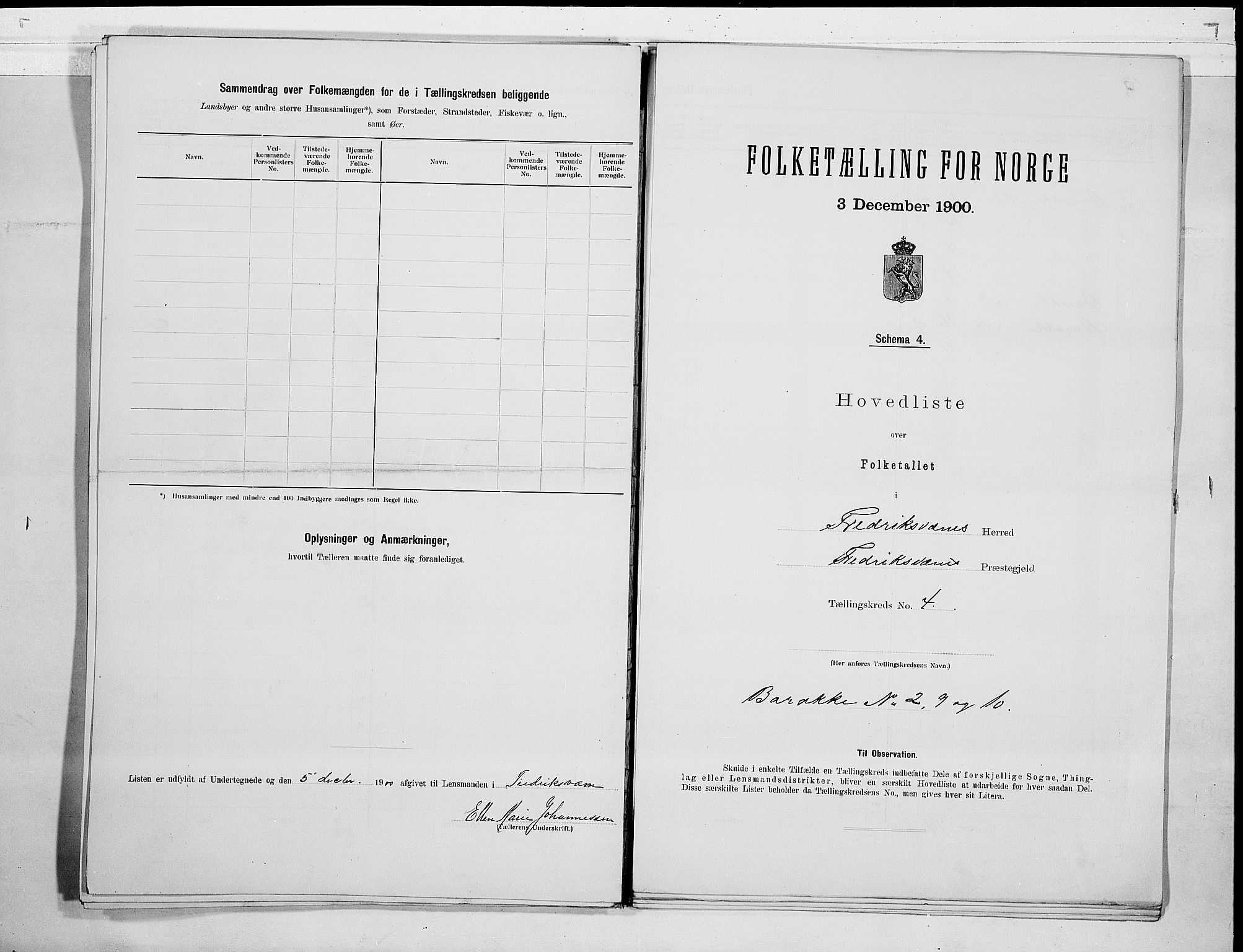 RA, 1900 census for Fredriksvern, 1900, p. 10