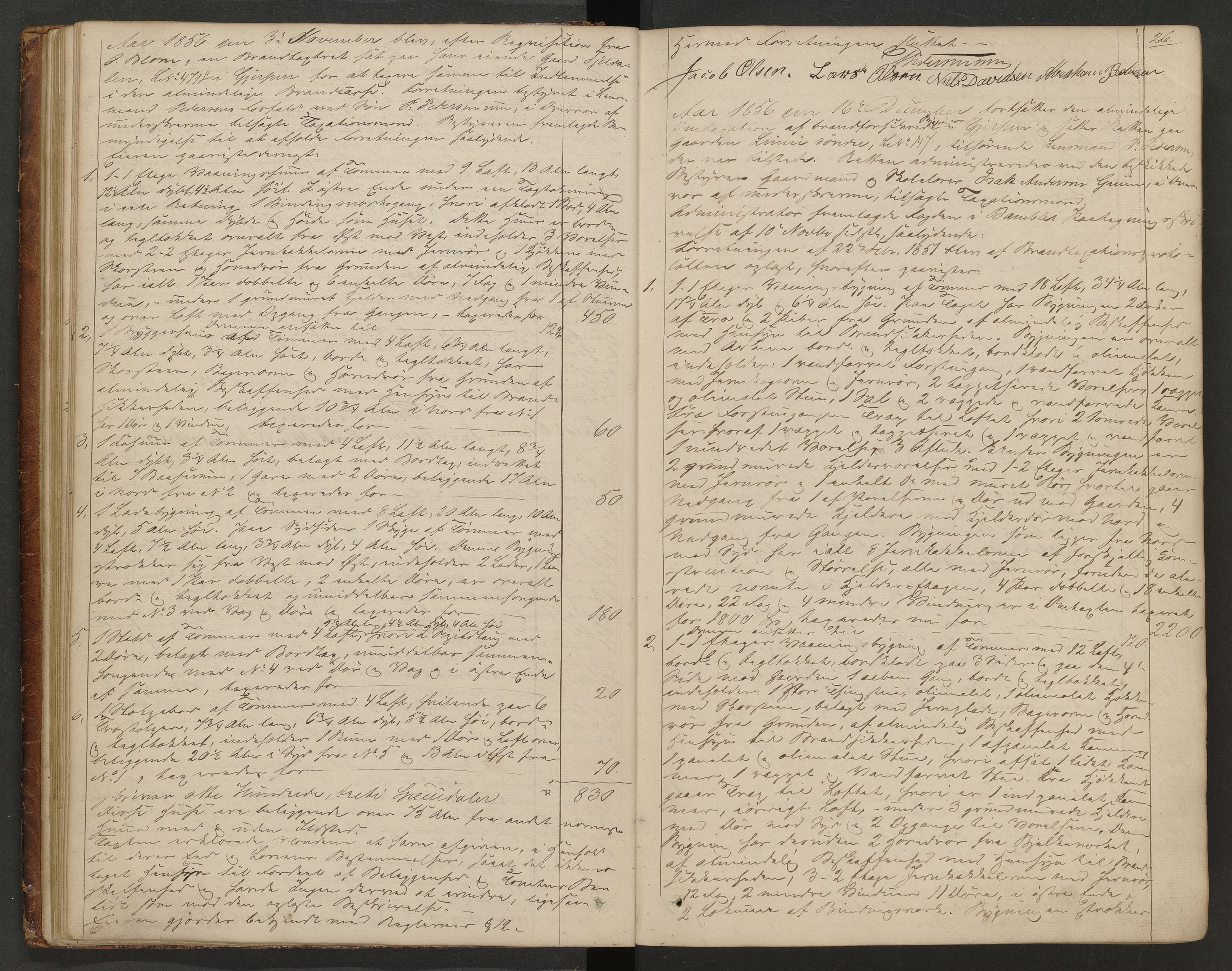 Gjerpen og Siljan lensmannskontor, AV/SAKO-A-555/Y/Ye/Yea/L0002: Branntakstprotokoll, 1856-1873