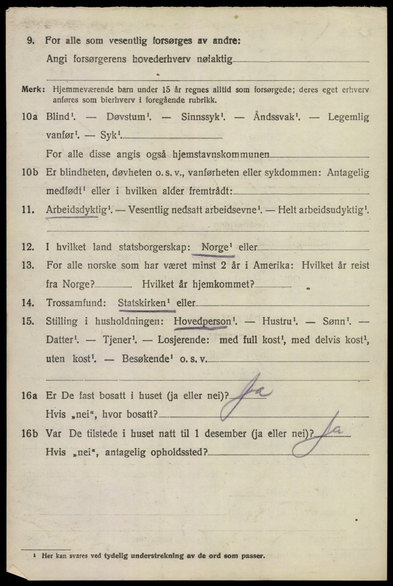 SAKO, 1920 census for Brunlanes, 1920, p. 5754