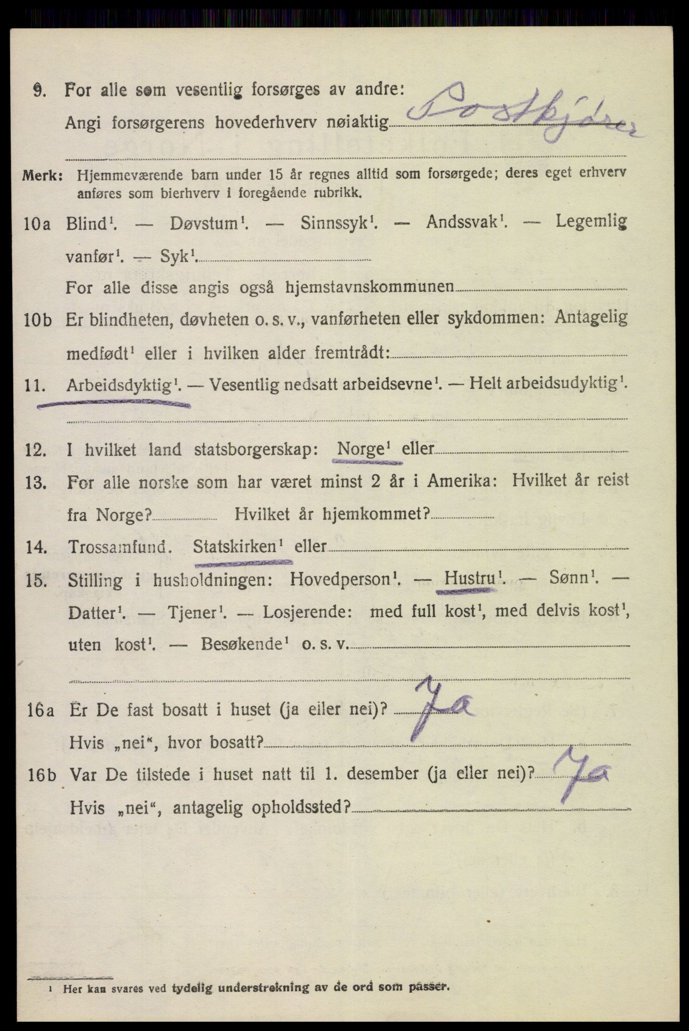 SAH, 1920 census for Ringsaker, 1920, p. 9341