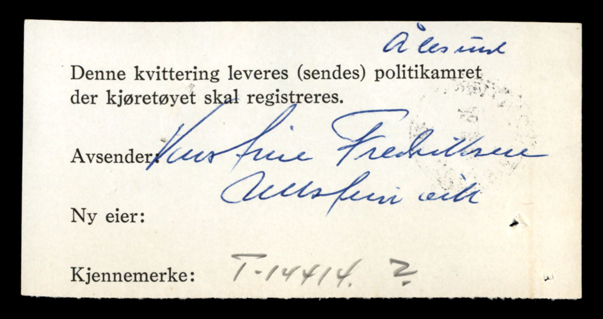 Møre og Romsdal vegkontor - Ålesund trafikkstasjon, SAT/A-4099/F/Fe/L0045: Registreringskort for kjøretøy T 14320 - T 14444, 1927-1998, p. 2400