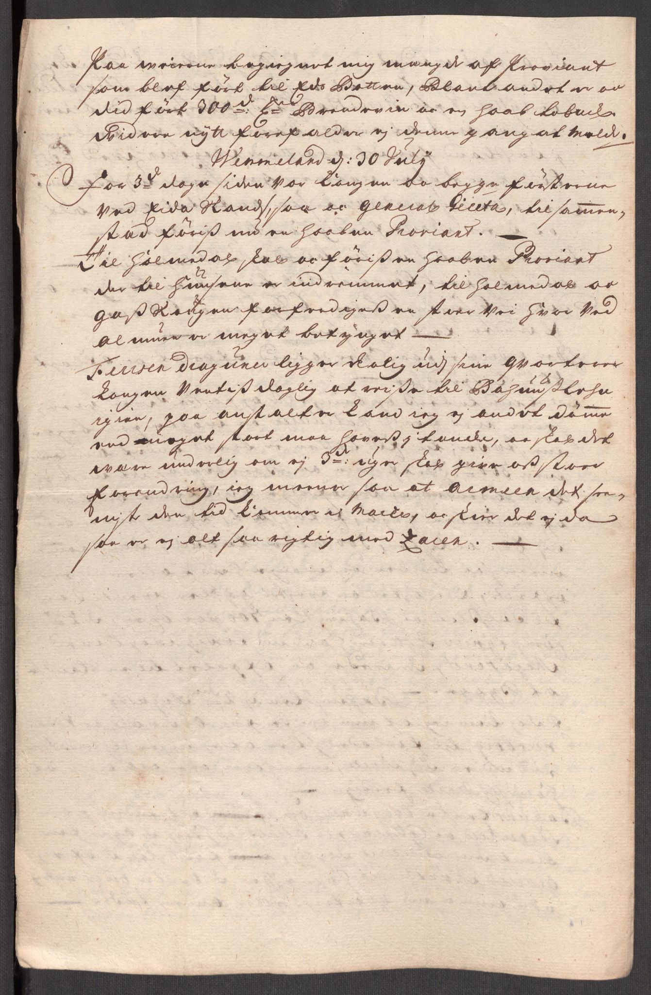 Kommanderende general (KG I) med Det norske krigsdirektorium, AV/RA-EA-5419/E/Eb/L0012: Kunnskap om fienden, kronologisk ordnet, 1718-1719, p. 127