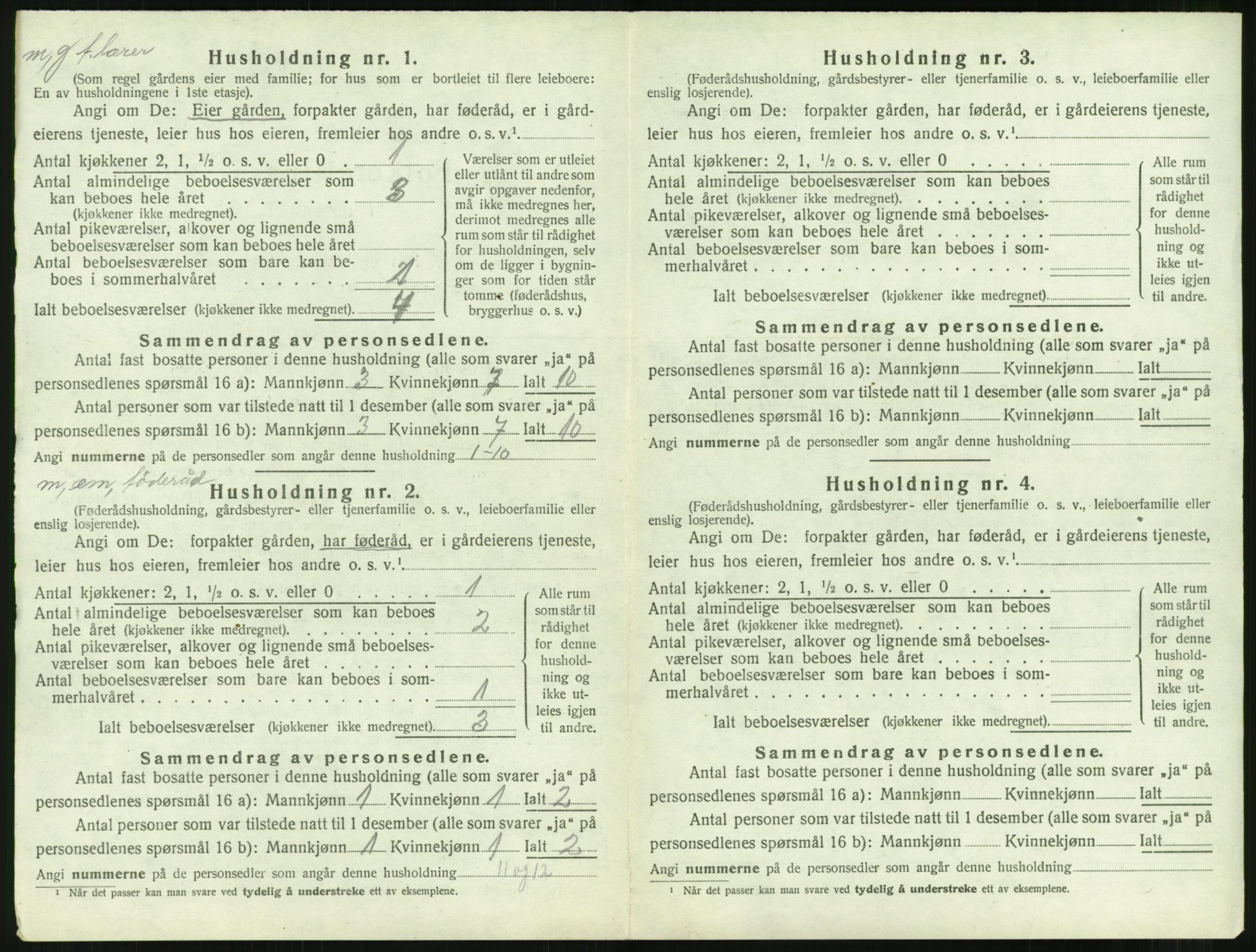 SAT, 1920 census for Aukra, 1920, p. 410