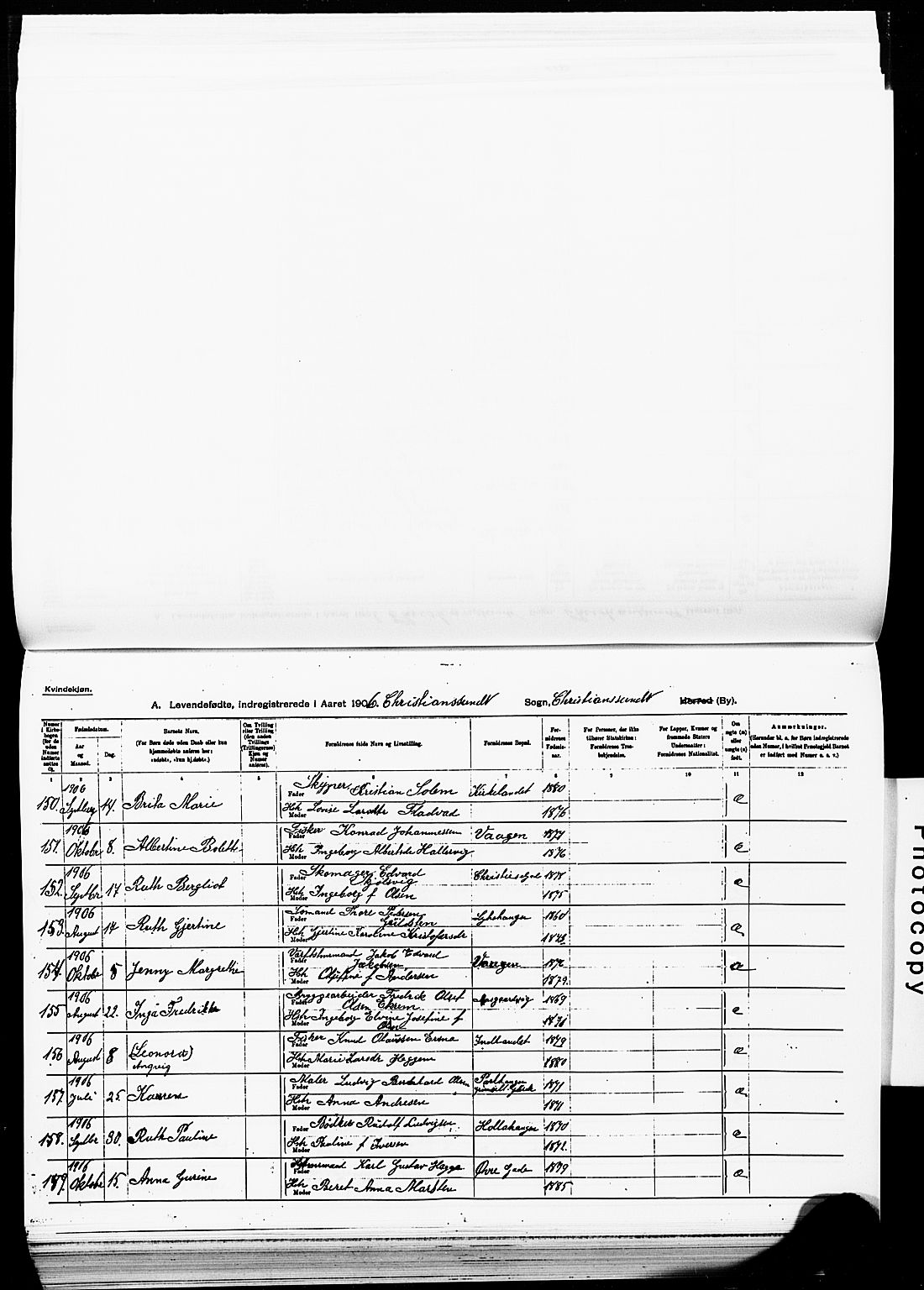 Ministerialprotokoller, klokkerbøker og fødselsregistre - Møre og Romsdal, AV/SAT-A-1454/572/L0858: Parish register (official) no. 572D02, 1903-1912