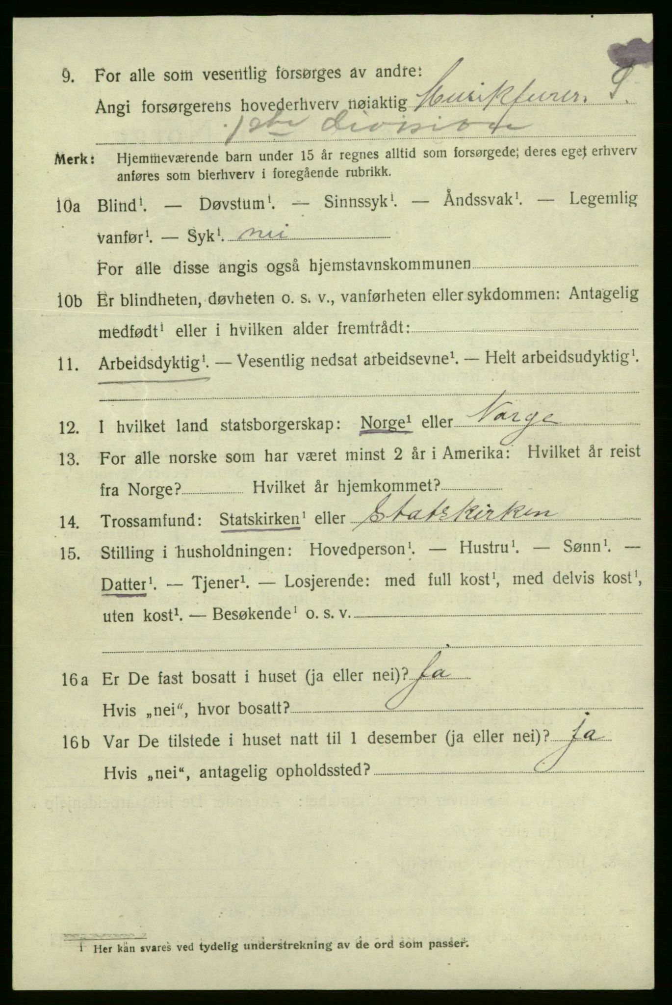 SAO, 1920 census for Fredrikshald, 1920, p. 10779