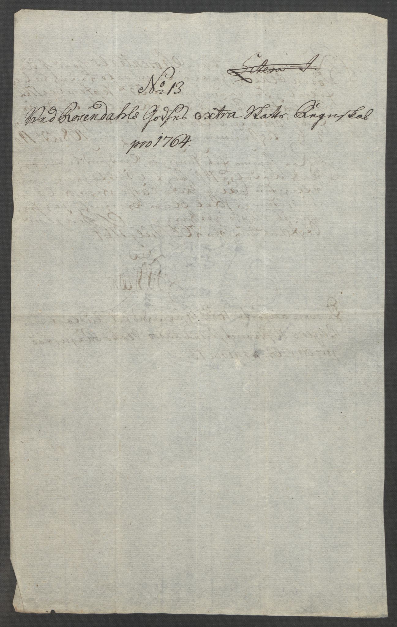 Rentekammeret inntil 1814, Reviderte regnskaper, Fogderegnskap, RA/EA-4092/R49/L3157: Ekstraskatten Rosendal Baroni, 1762-1772, p. 106