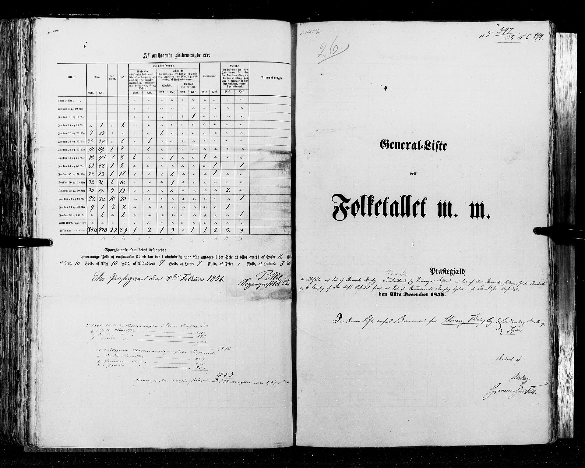 RA, Census 1855, vol. 4: Stavanger amt og Søndre Bergenhus amt, 1855, p. 149