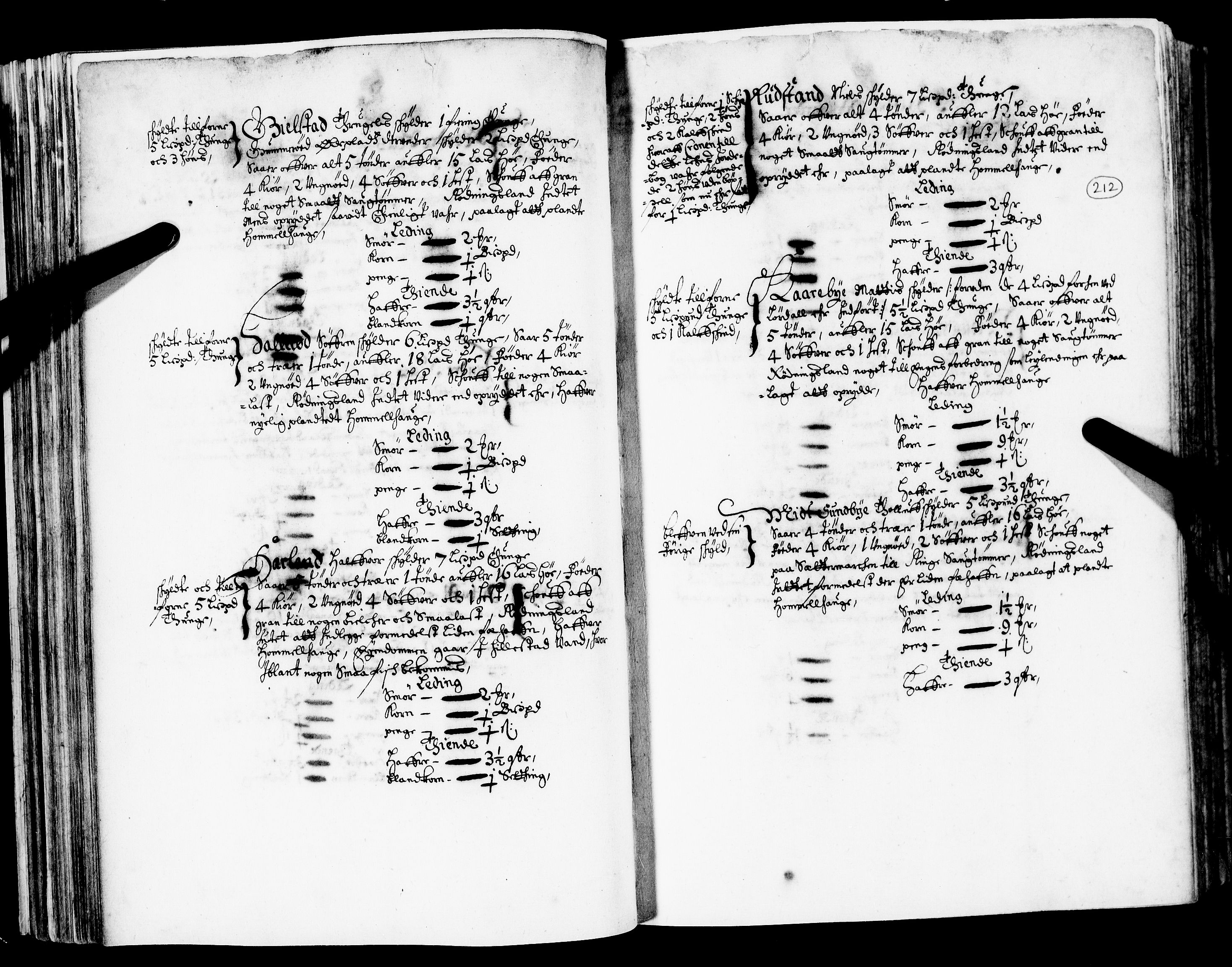 Rentekammeret inntil 1814, Realistisk ordnet avdeling, AV/RA-EA-4070/N/Nb/Nba/L0020: Tønsberg len, 2. del, 1668, p. 211b-212a