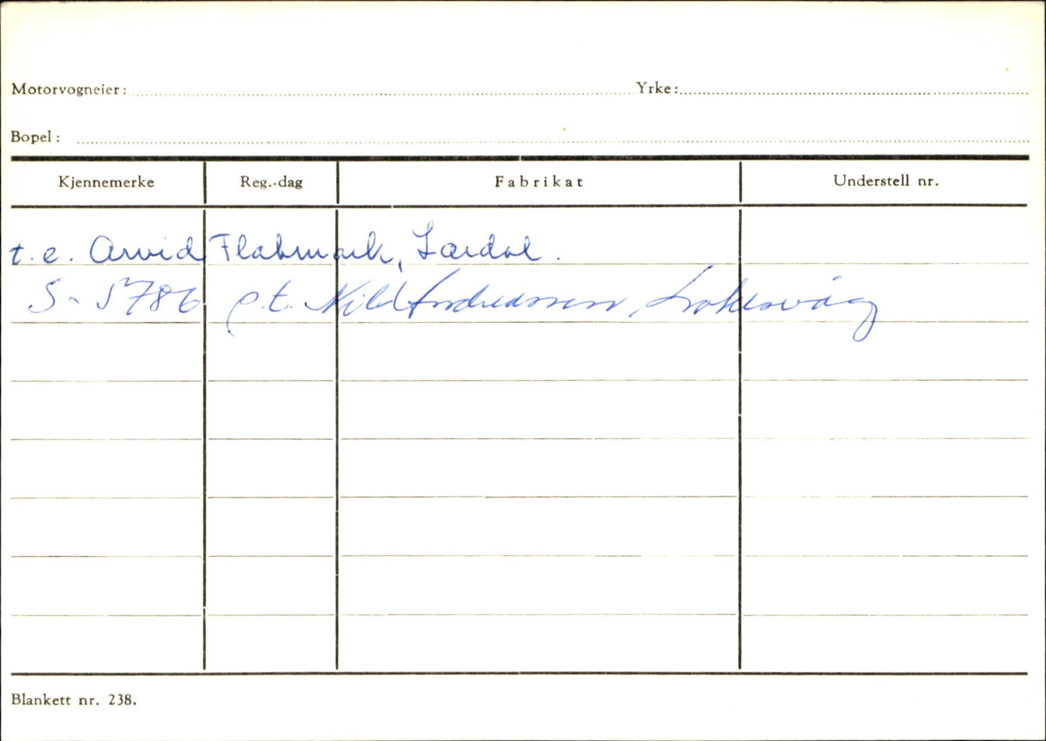 Statens vegvesen, Sogn og Fjordane vegkontor, AV/SAB-A-5301/4/F/L0132: Eigarregister Askvoll A-Å. Balestrand A-Å, 1945-1975, p. 2452