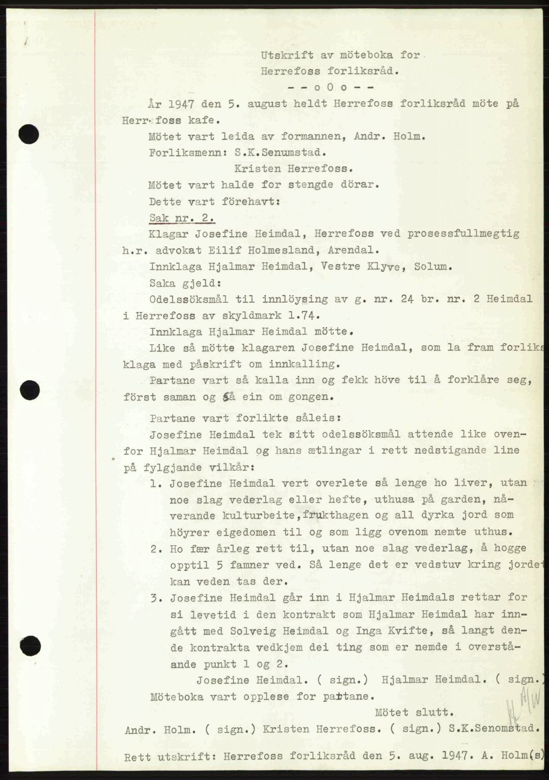 Nedenes sorenskriveri, AV/SAK-1221-0006/G/Gb/Gba/L0062: Mortgage book no. A14, 1949-1950, Diary no: : 2097/1949