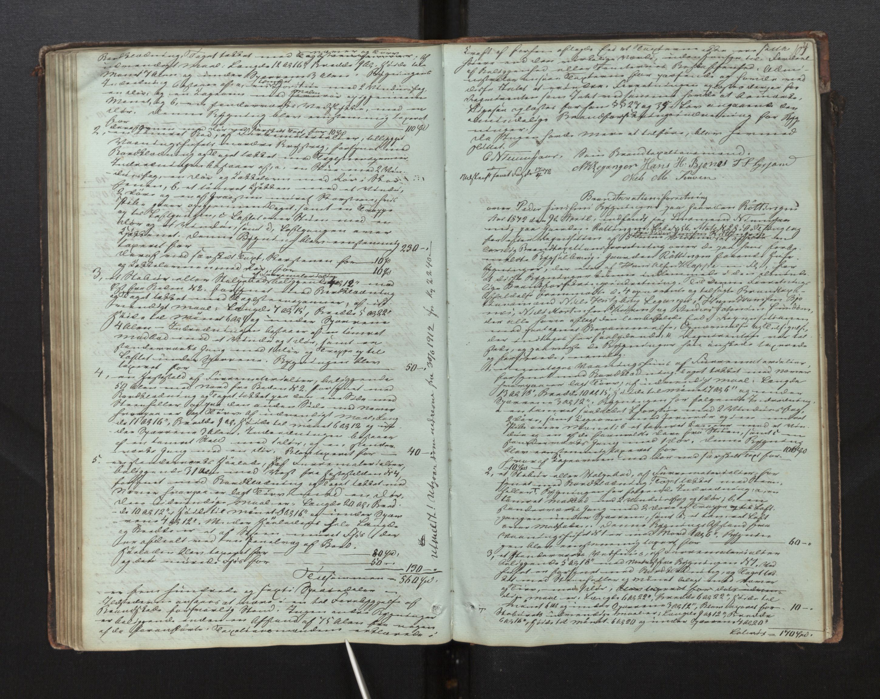 Lensmannen i Os, AV/SAB-A-34101/0012/L0001: Branntakstprotokoll, 1846-1873, p. 103b-104a