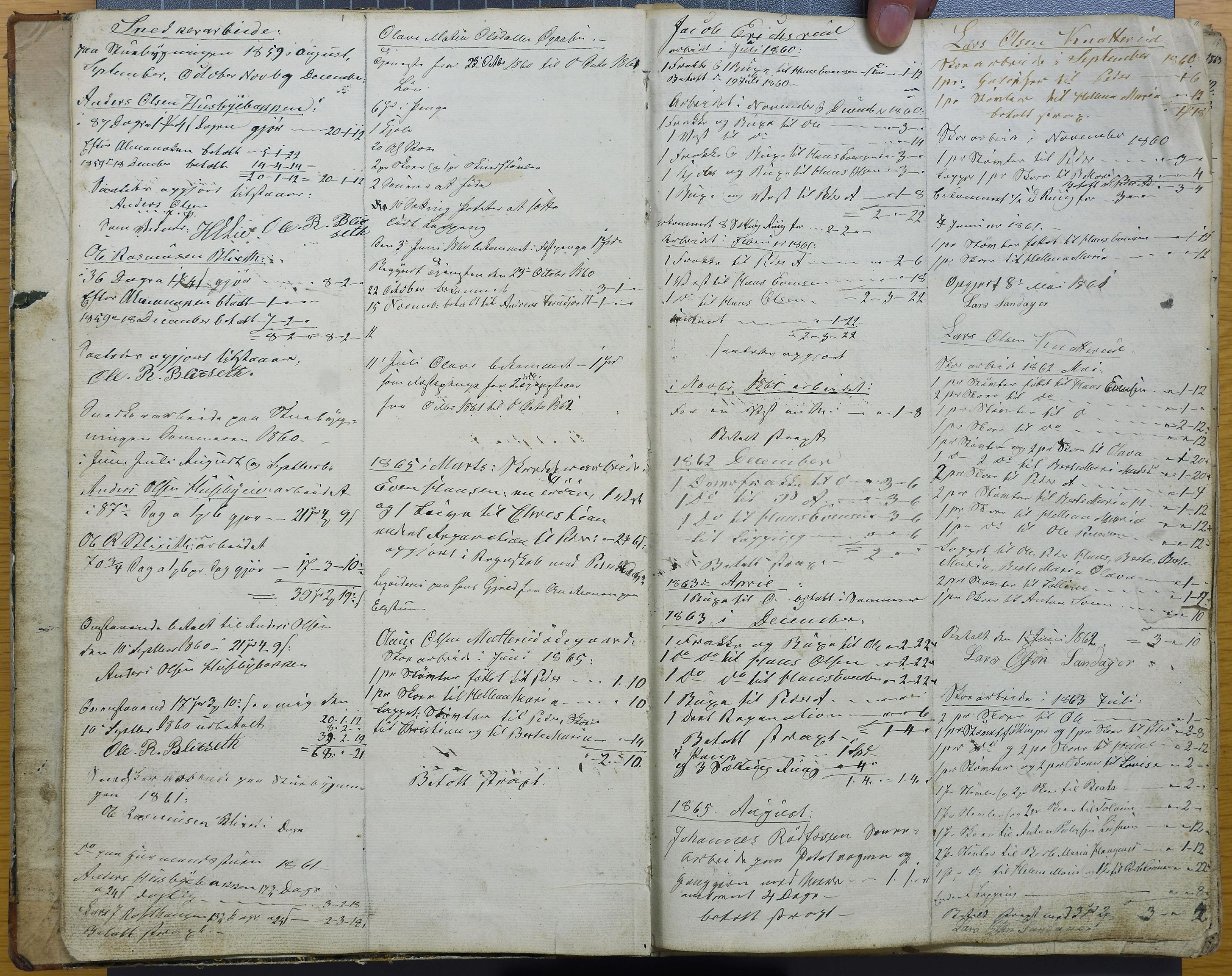 Vestre Toten kommunearkiv*, KVT/-/-, 1851-1897