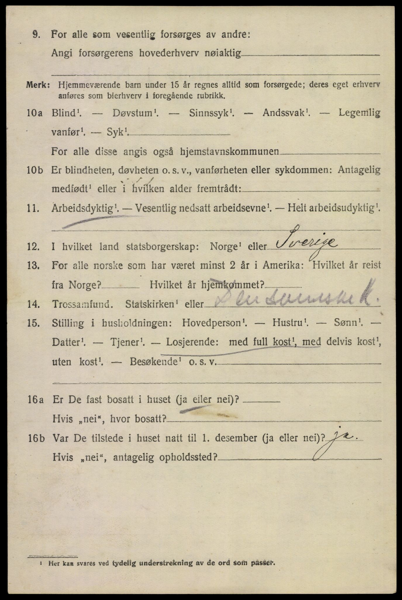 SAKO, 1920 census for Tinn, 1920, p. 24889