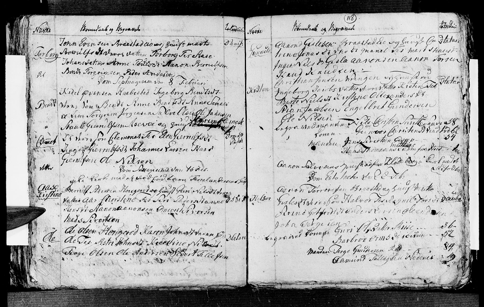 Øyestad sokneprestkontor, SAK/1111-0049/F/Fb/L0001: Parish register (copy) no. B 1, 1780-1794, p. 118