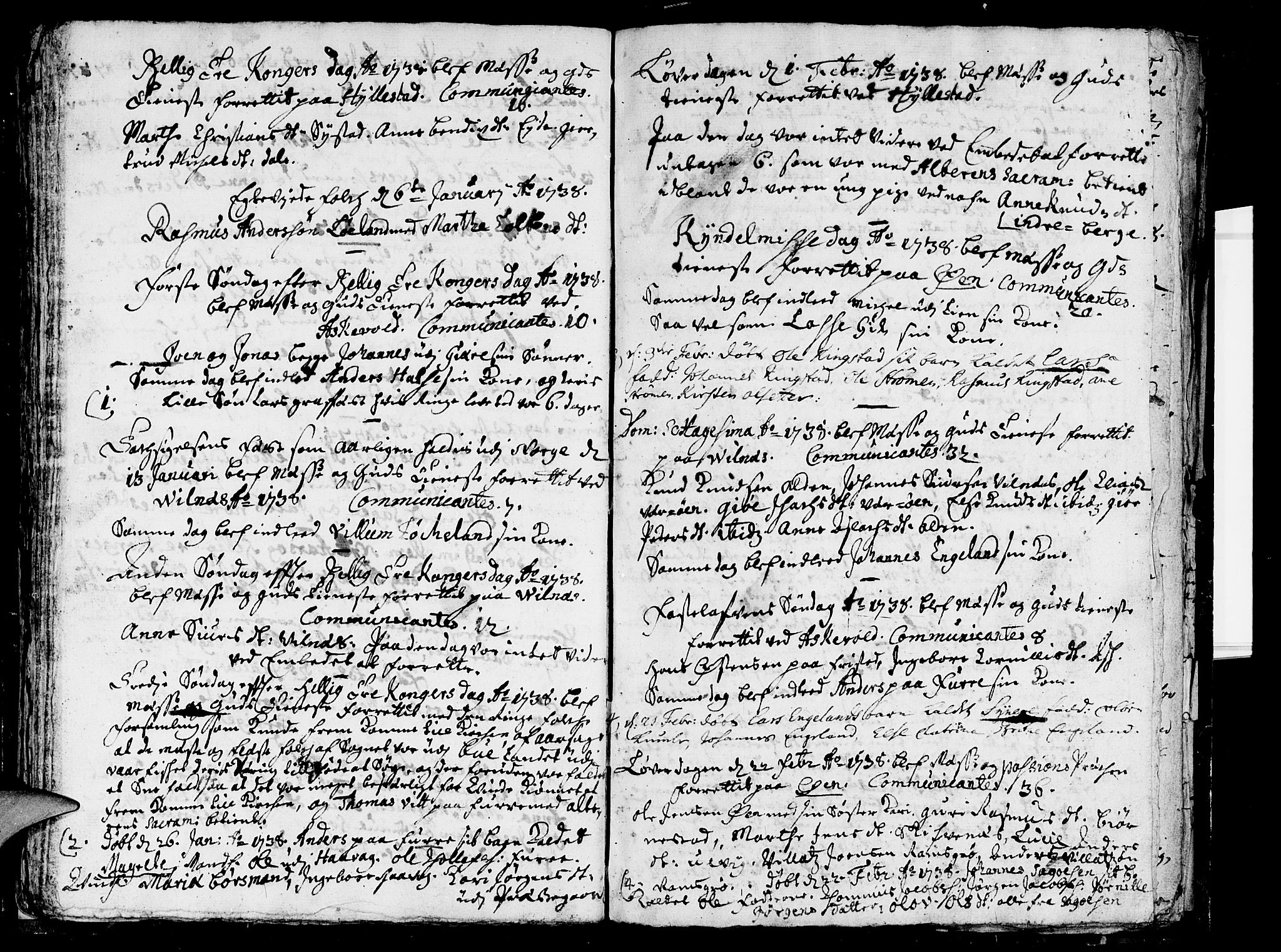 Askvoll sokneprestembete, AV/SAB-A-79501/H/Haa/Haaa/L0006: Parish register (official) no. A 6, 1734-1738, p. 64