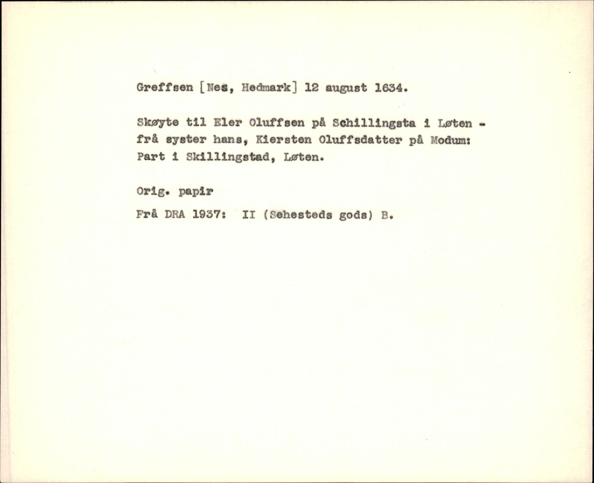 Riksarkivets diplomsamling, AV/RA-EA-5965/F35/F35f/L0001: Regestsedler: Diplomer fra DRA 1937 og 1996, p. 653